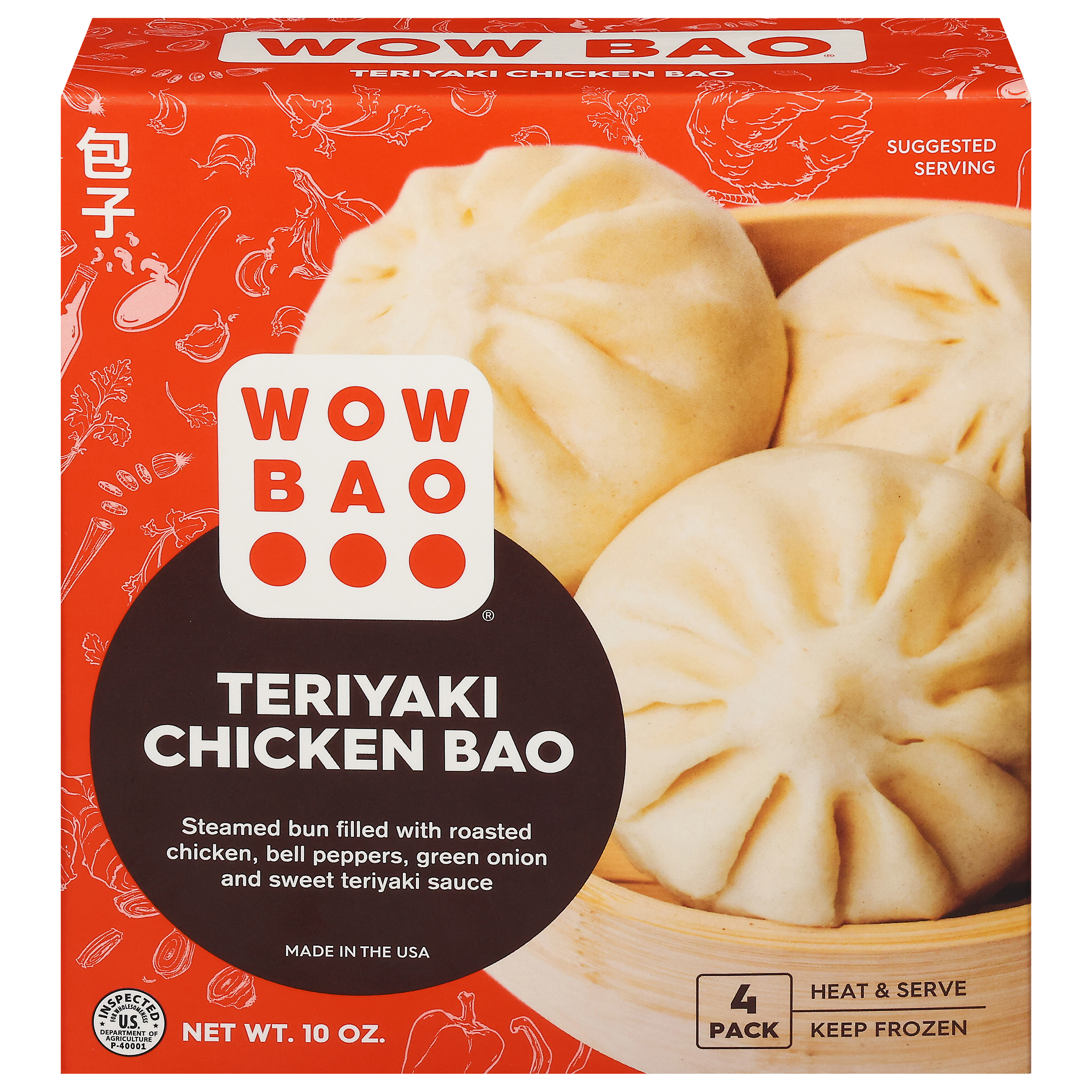 Wow Bao Teriyaki Chicken Bao