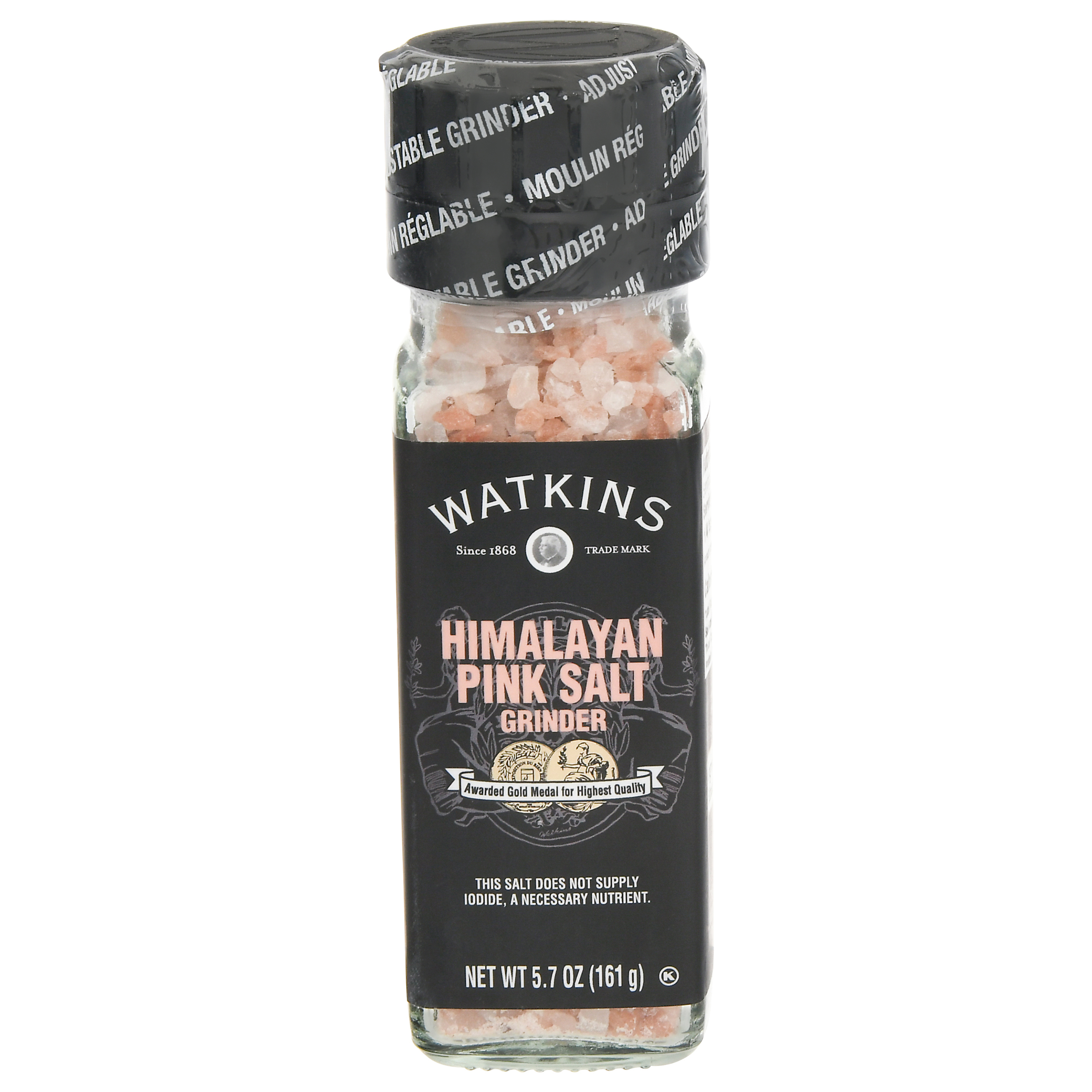 Watkins Himalayan Pink Salt Grinder
