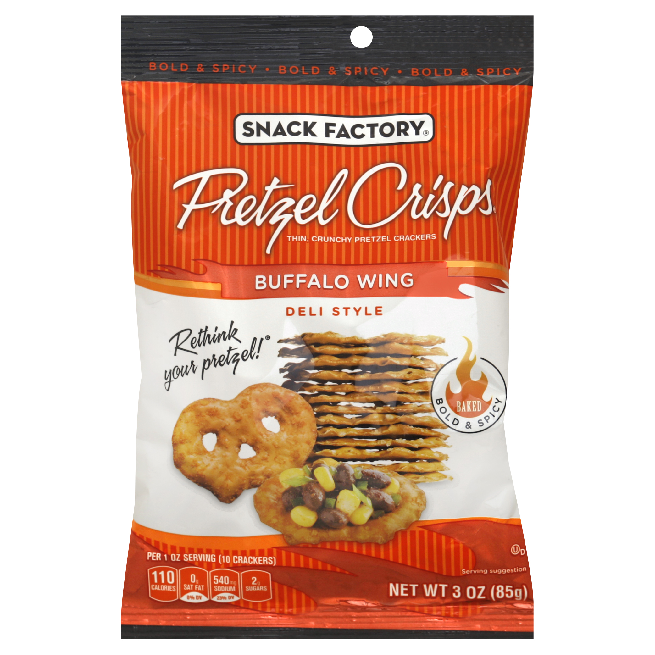 Pretzel Crisps Deli Style Pretzel Crackers