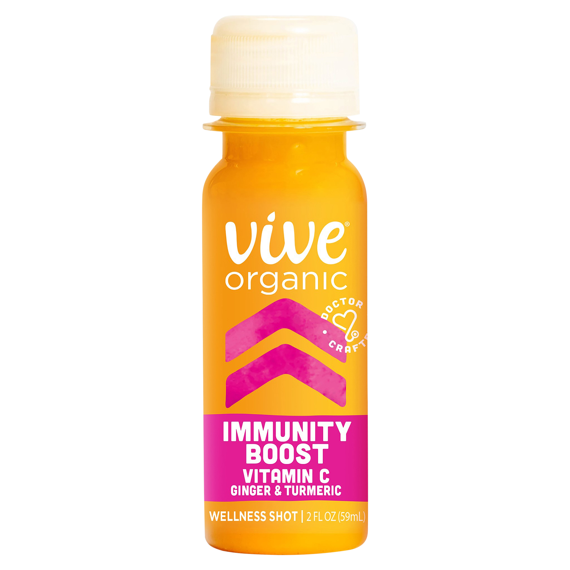 Vive Organic Immunity Boost Vitamin C, Ginger & Turmeric Shot (2oz bottle)