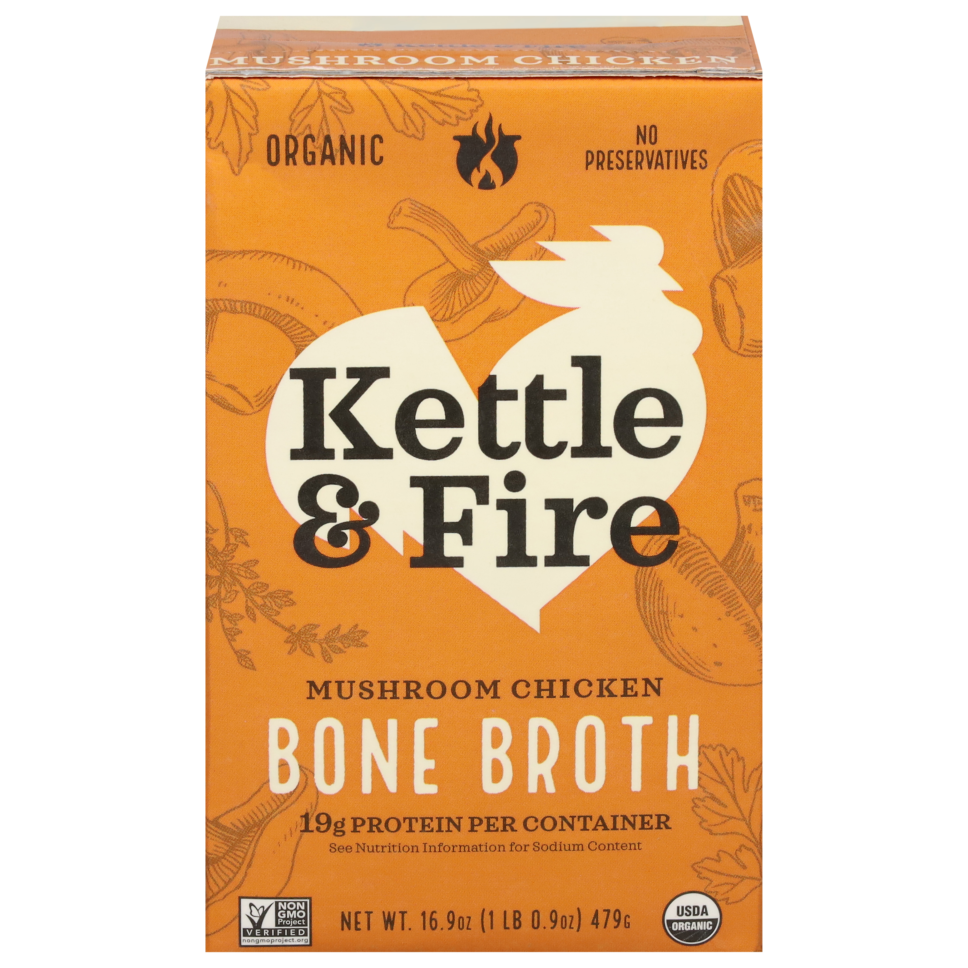 Kettle & Fire Mushroom Chicken Bone Broth