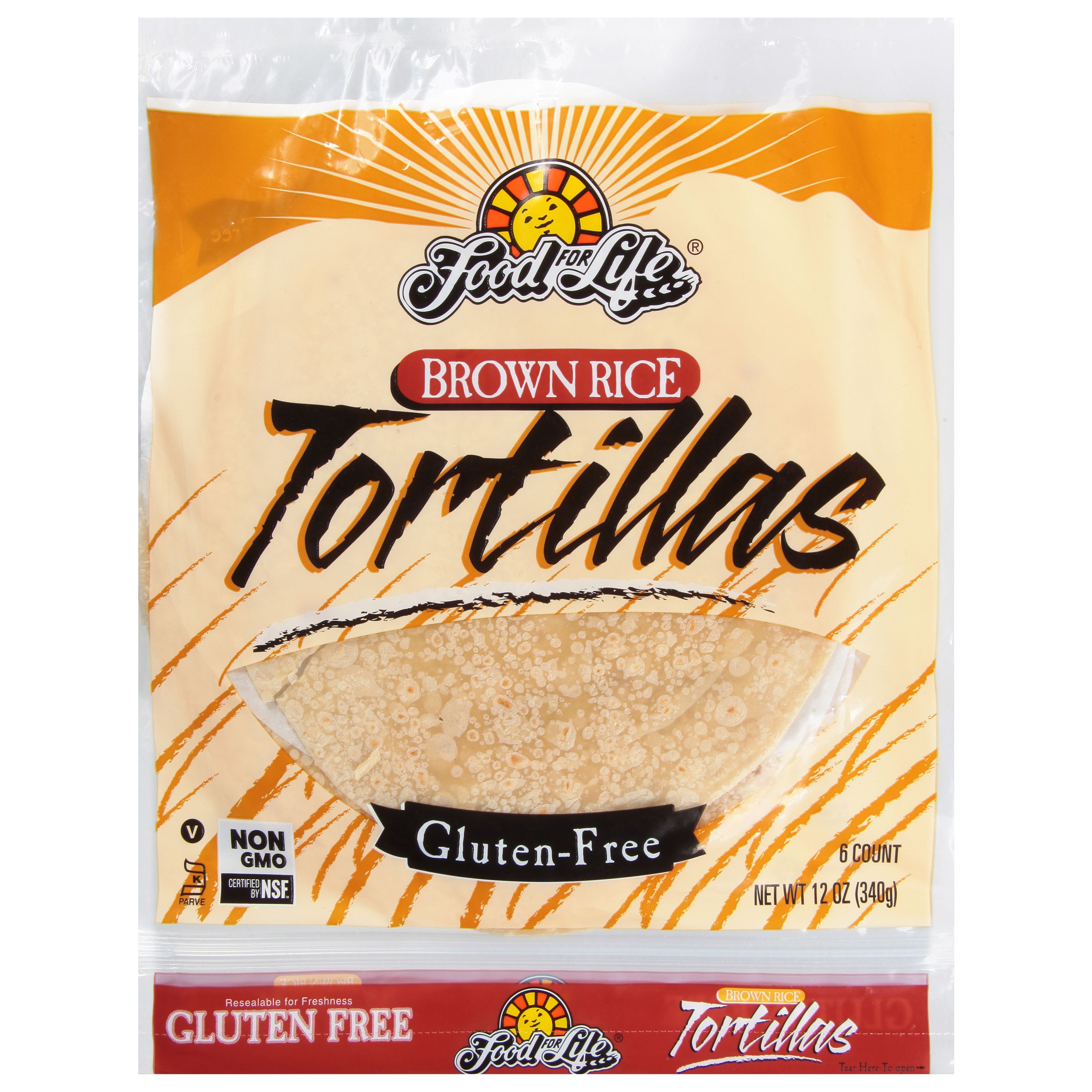Food For Life Gluten Free Brown Free Tortillas