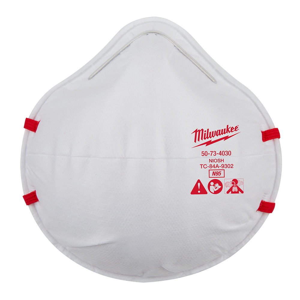 Product image for Milwaukee 48-73-4031 1PK N95 Respirator