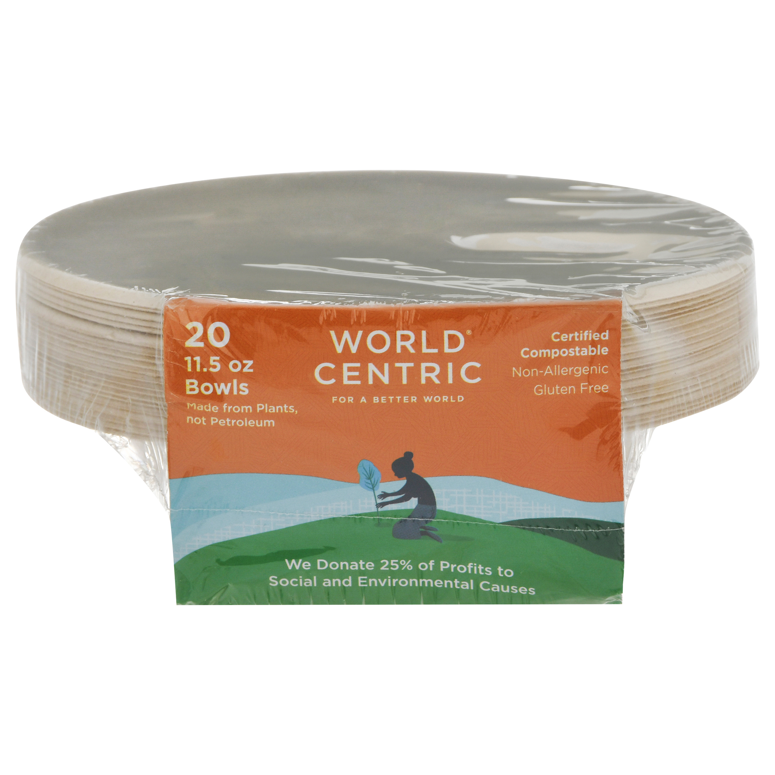 World Centric 11.5 Ounce Bowls 20 Bowls