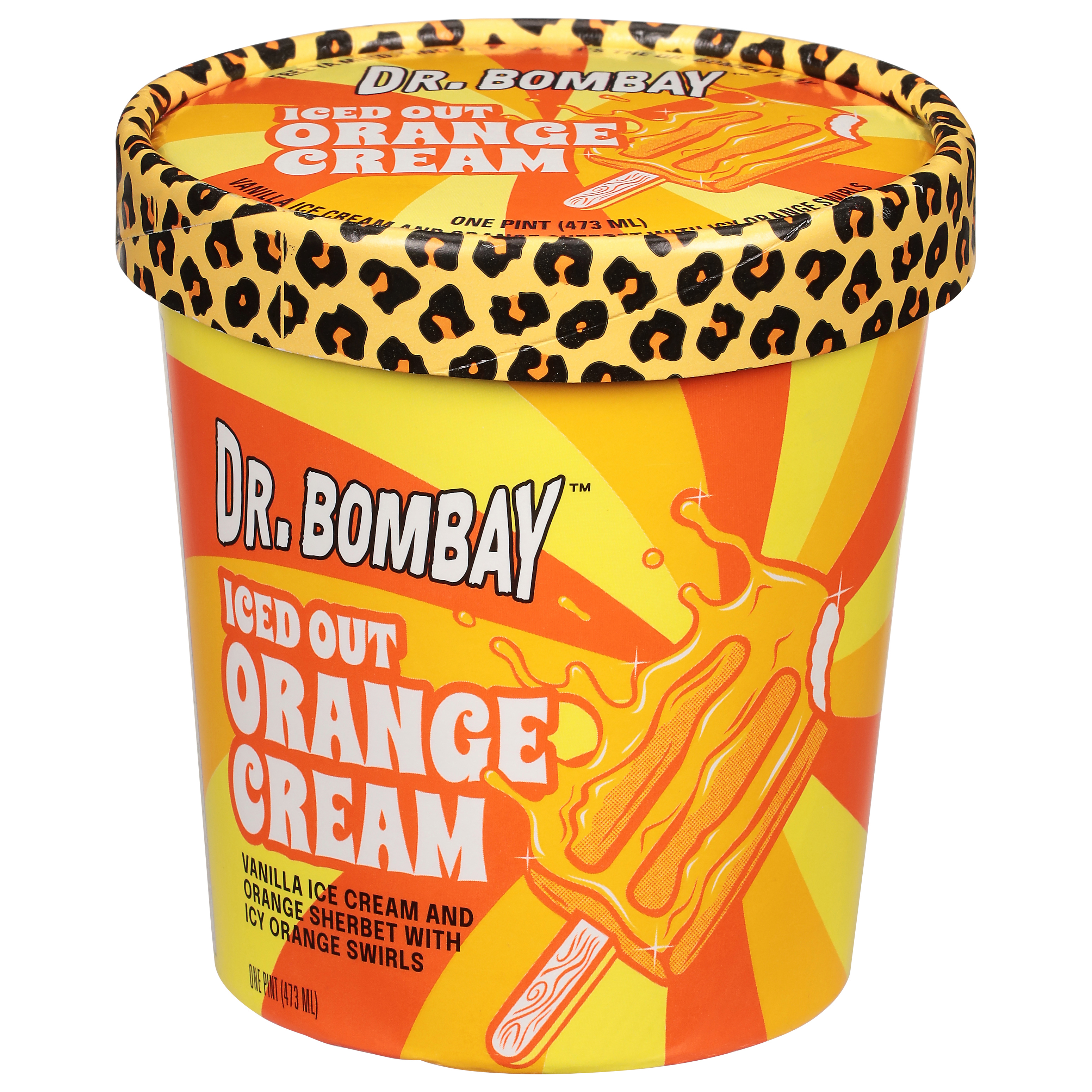 Dr. Bombay Iced Out Orange Cream Ice Cream