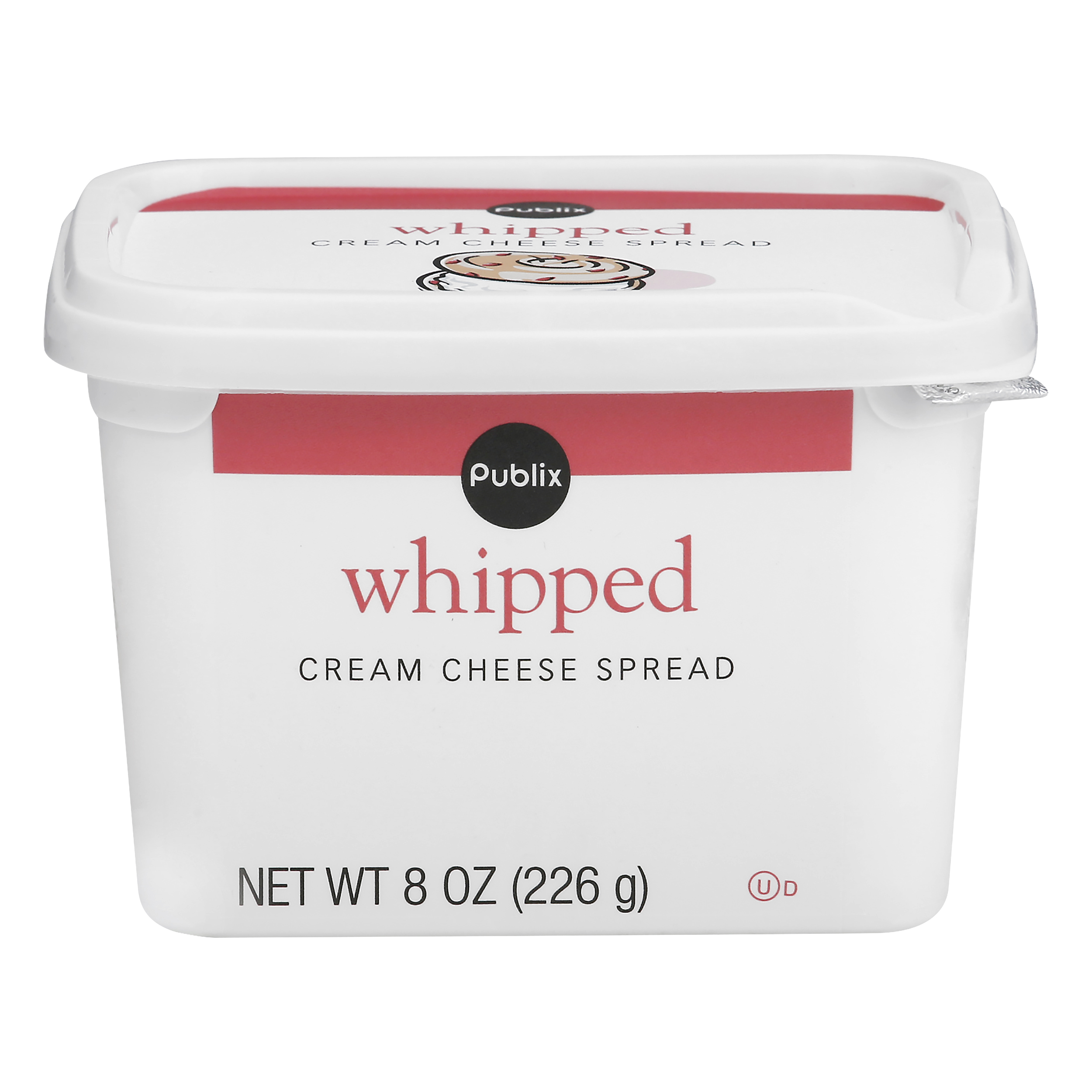 Publix Whipped Cream Cheese Spread 8 oz CUP\TUB