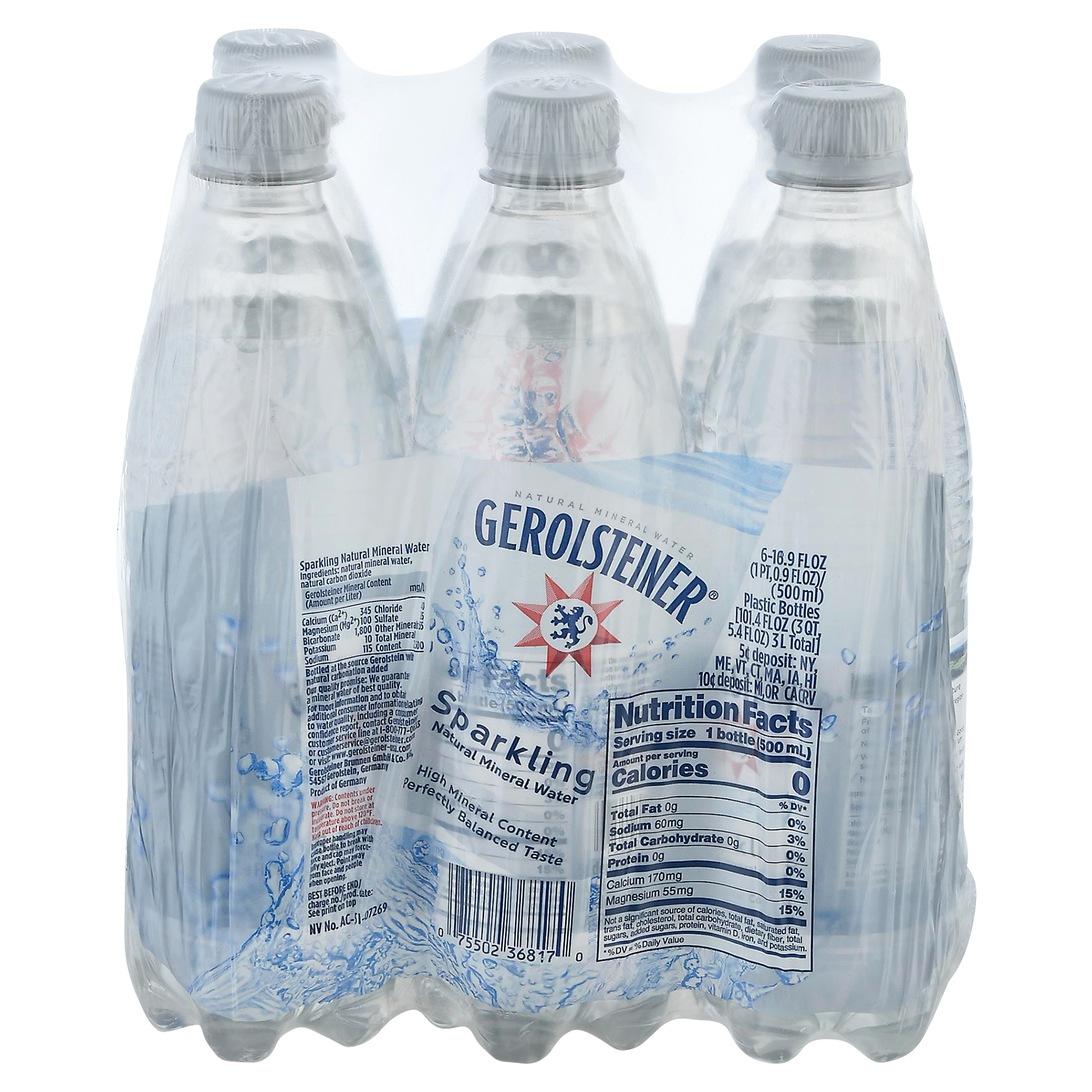 Gerolsteiner Sparkling Natural Mineral Water