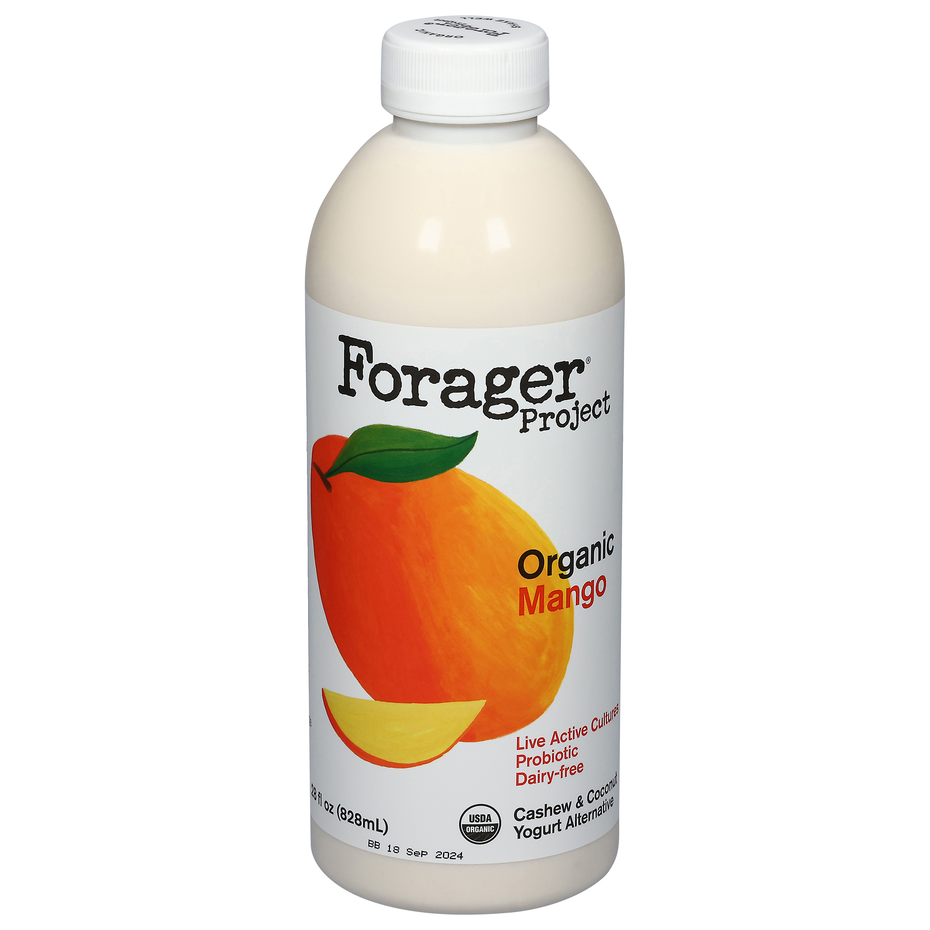 Forager Project Dairy-Free Organic Probiotic Mango Cashew & Coconut Yogurt Alternative
