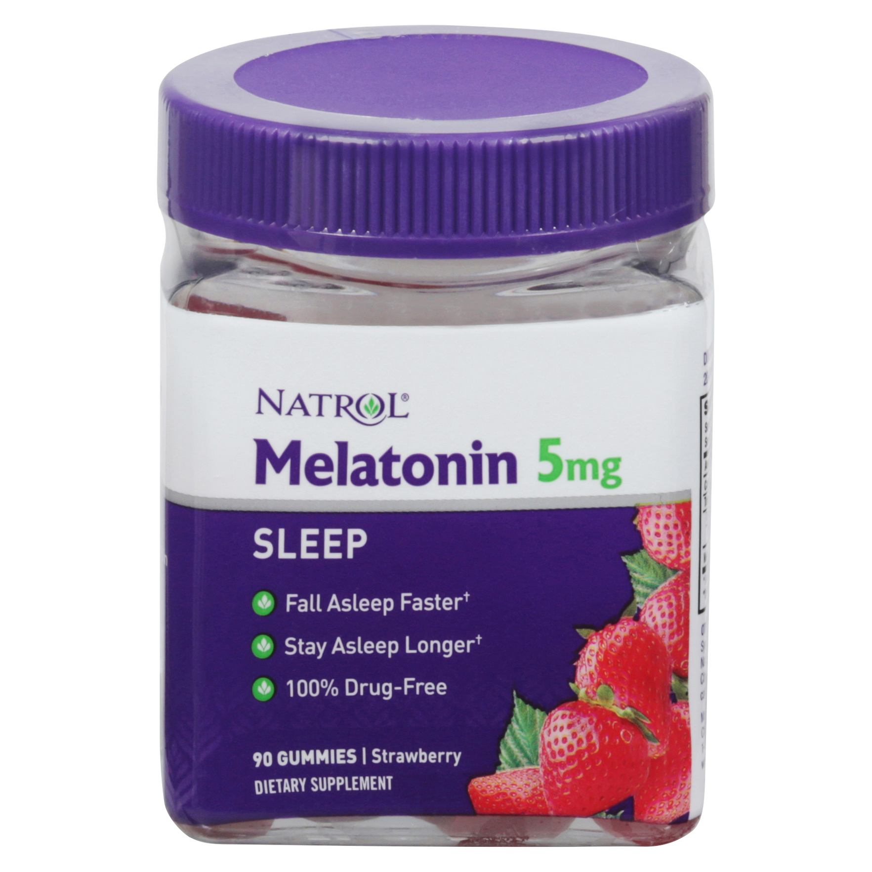 Natrol 5 mg Sleep Strawberry Melatonin 90 Gummies