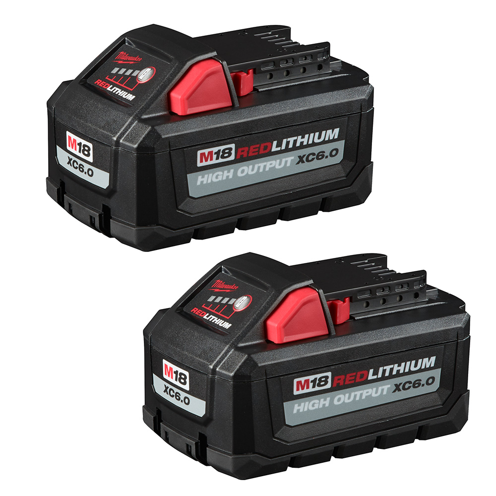 Bloc-batterie M18™ REDLITHIUM™ HIGH OUTPUT™ XC 6,0 Ah (2 pièces)