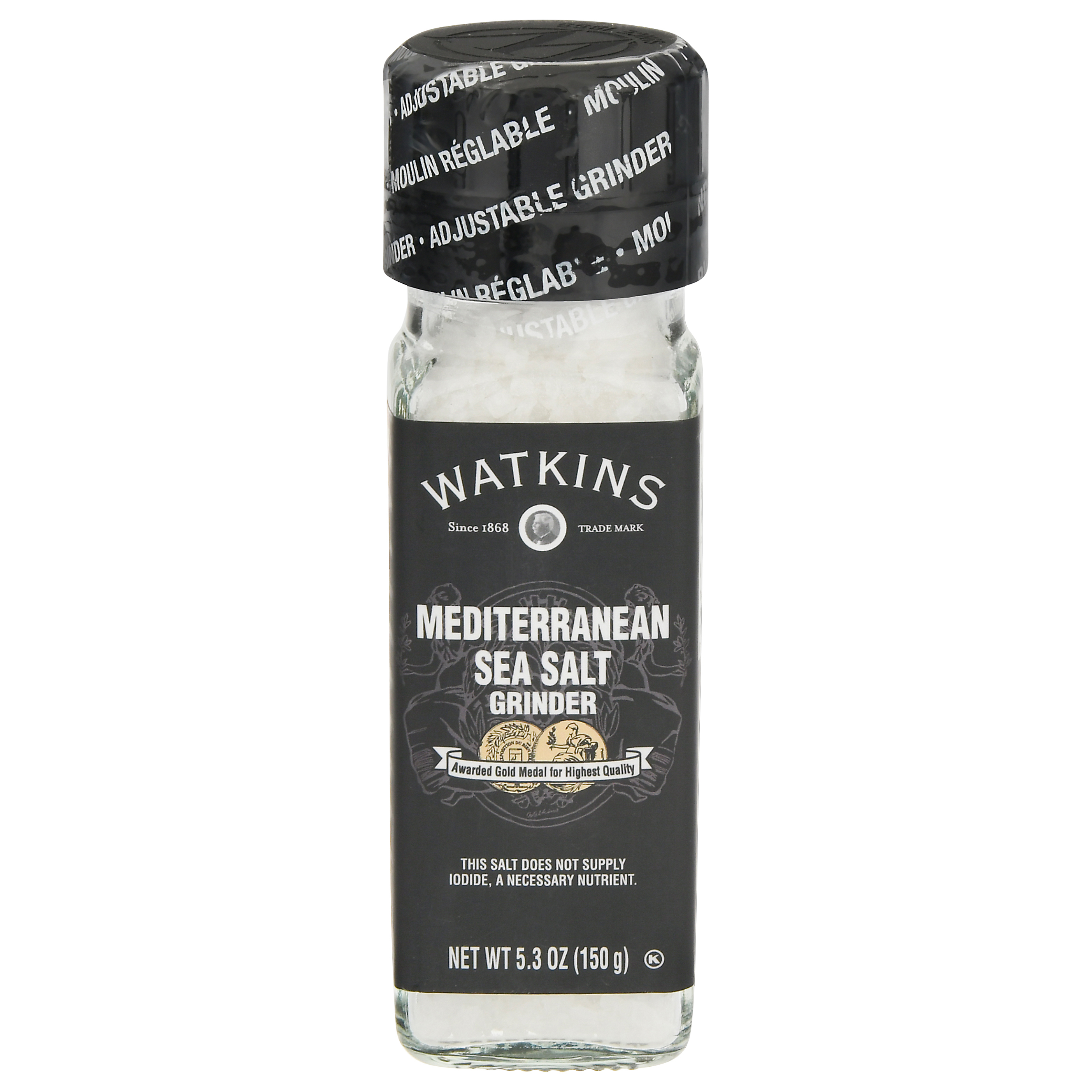 Watkins Mediterranean Sea Salt Grinder