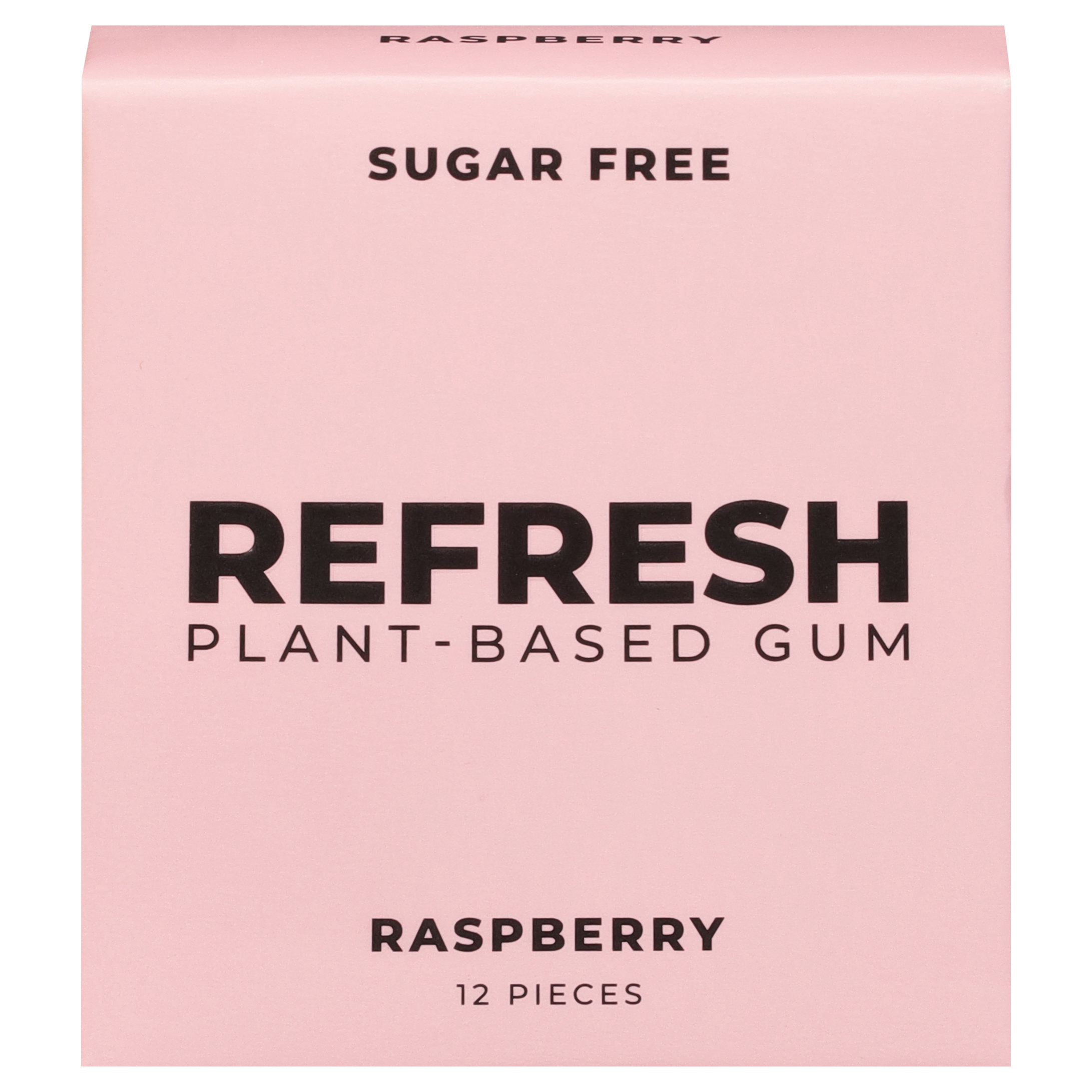 Refresh Sugar Free Plant-Based Raspberry Gum