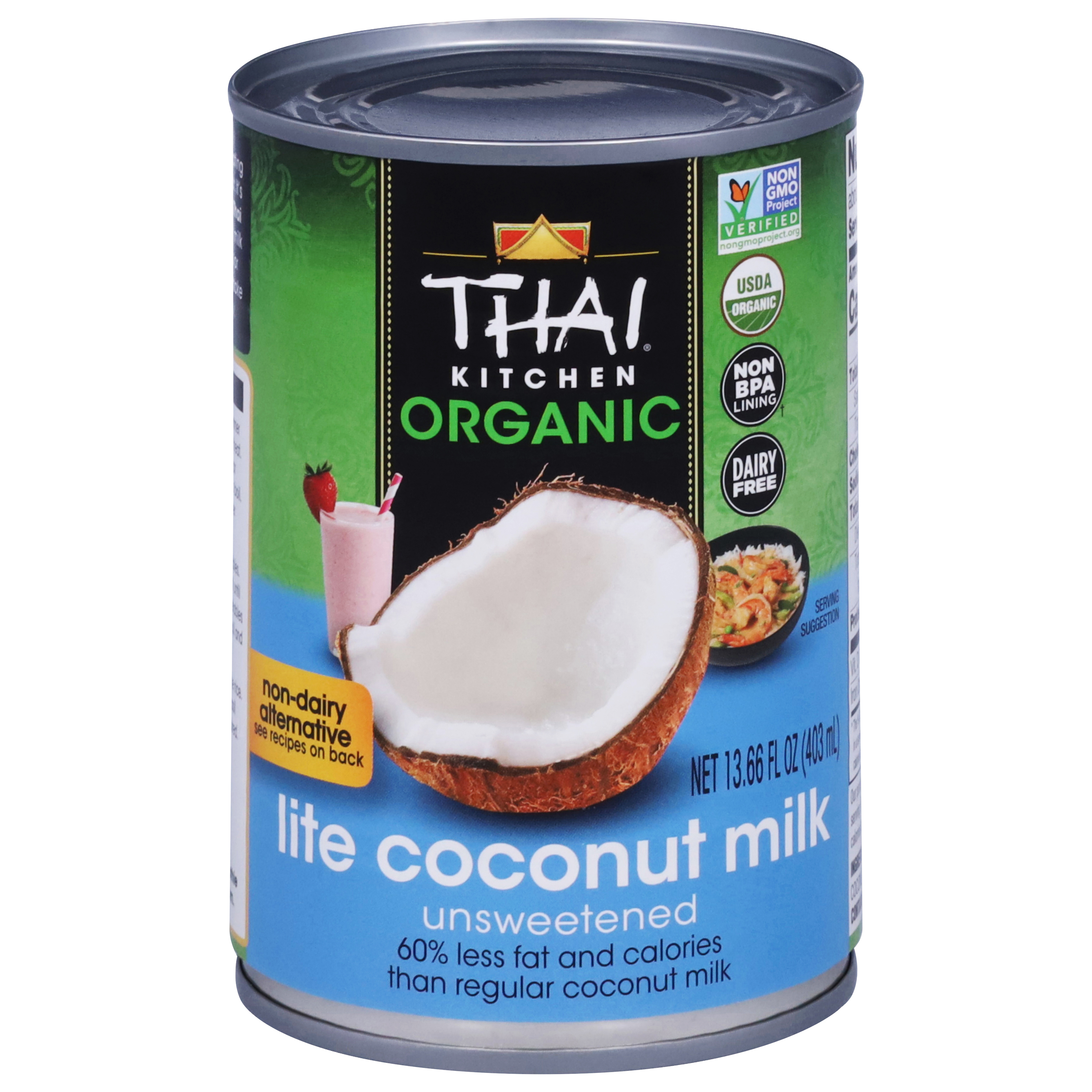 Thai Kitchen Organic Lite Unsweetened Coconut Milk