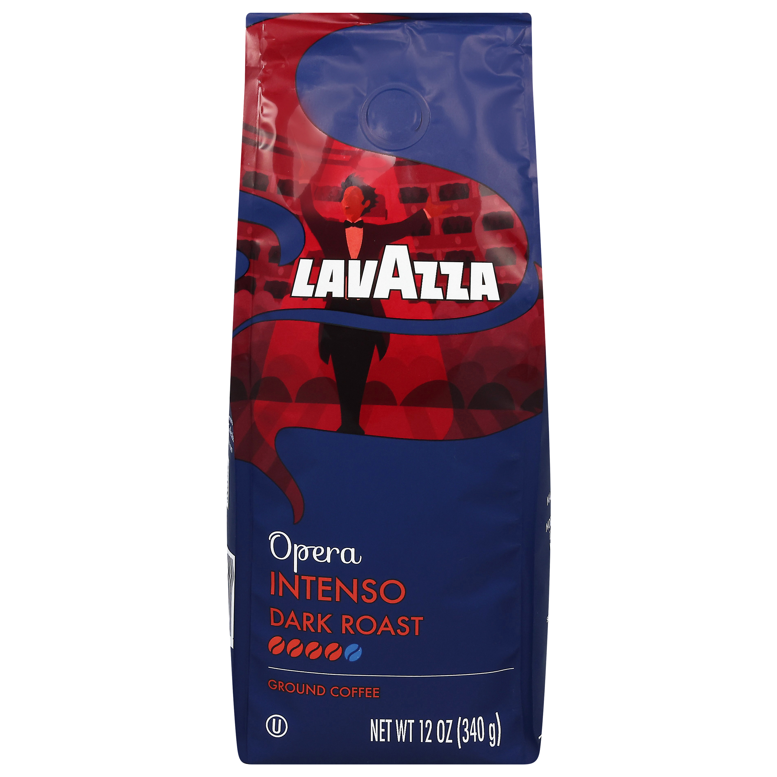 Lavazza Dark Roast Ground Opera Intenso Coffee