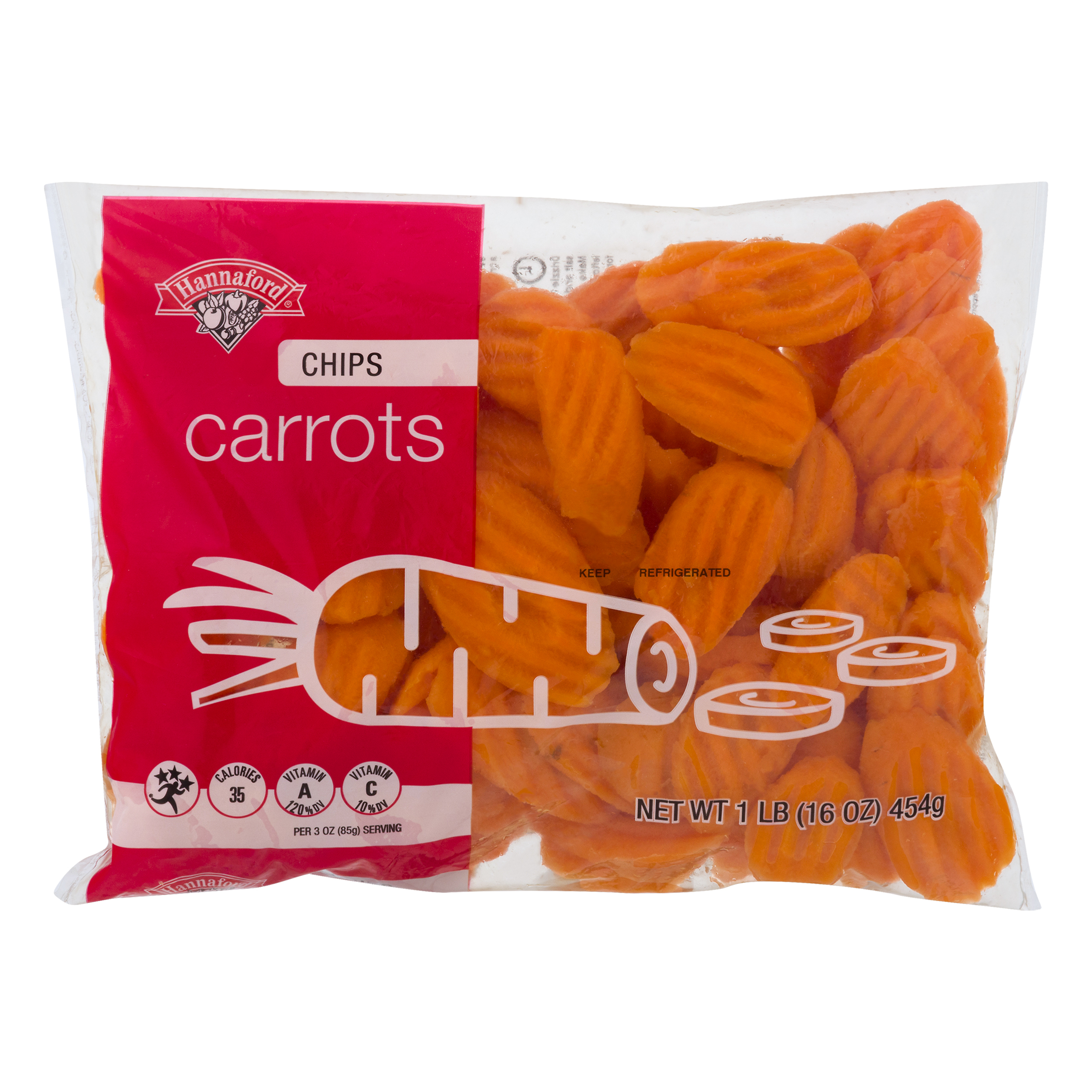 Hannaford Chips Carrots 1 lb BAG