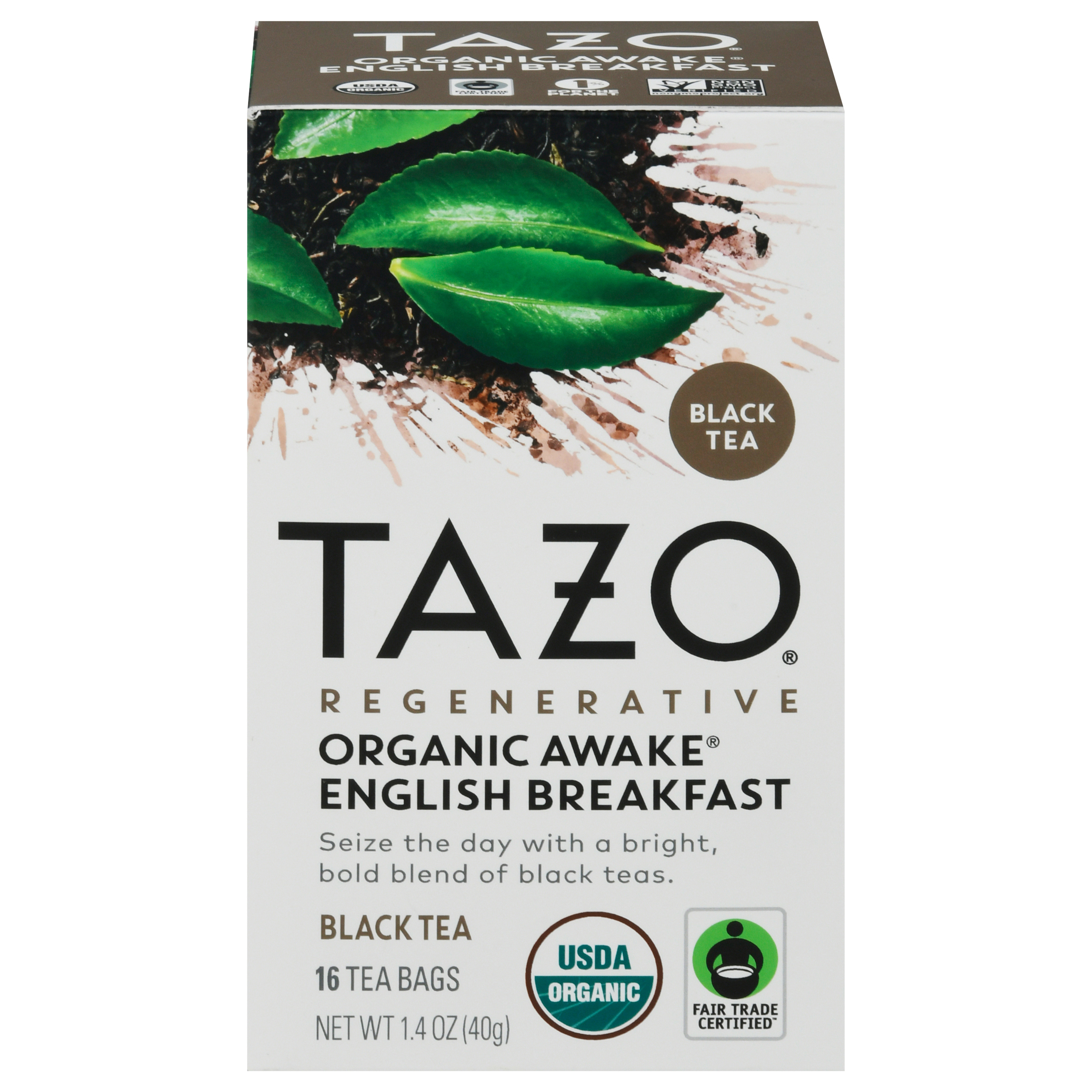 Tazo Organic Awake English Breakfast Black Tea Tea Bags