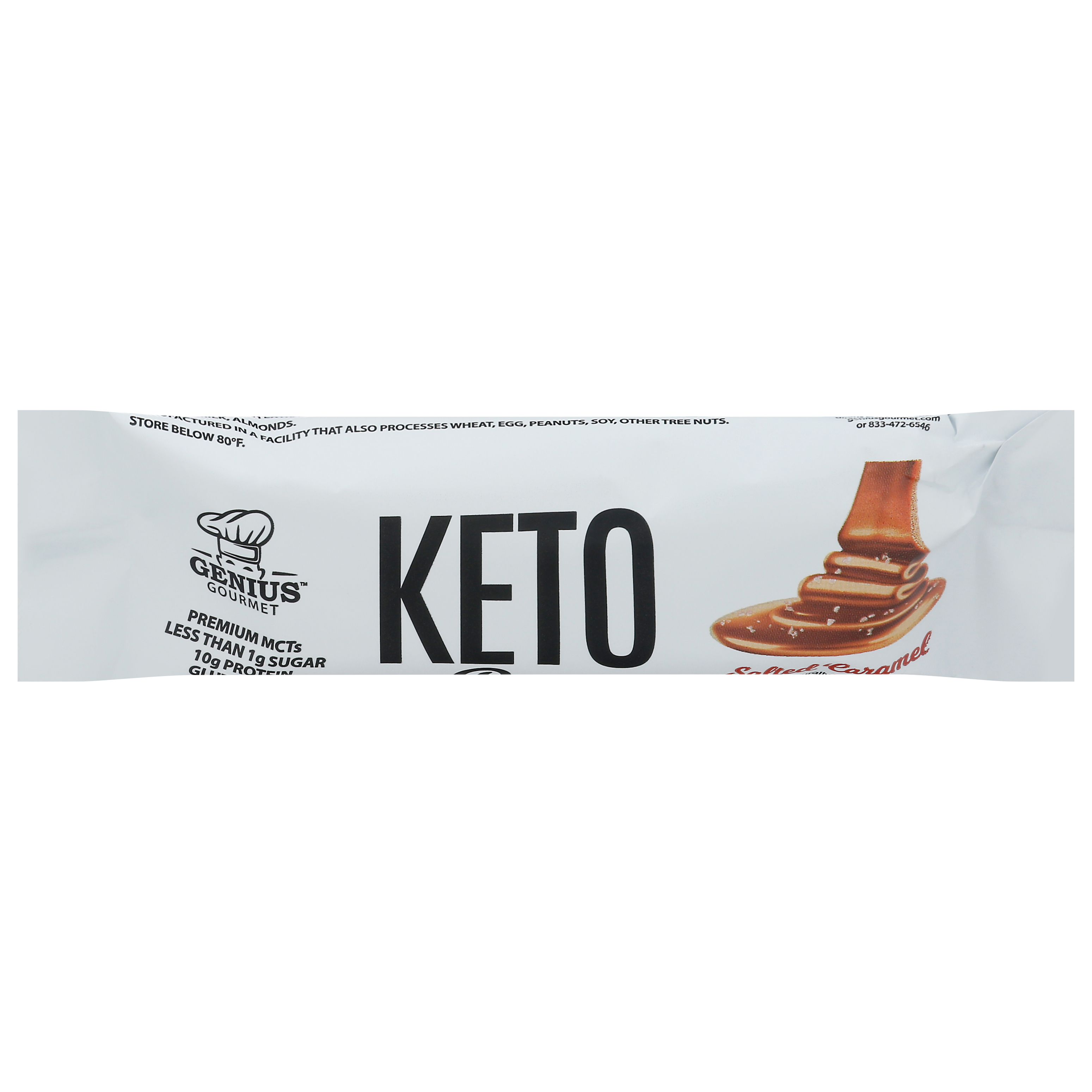 Genius Gourmet Salted Caramel Keto Bar
