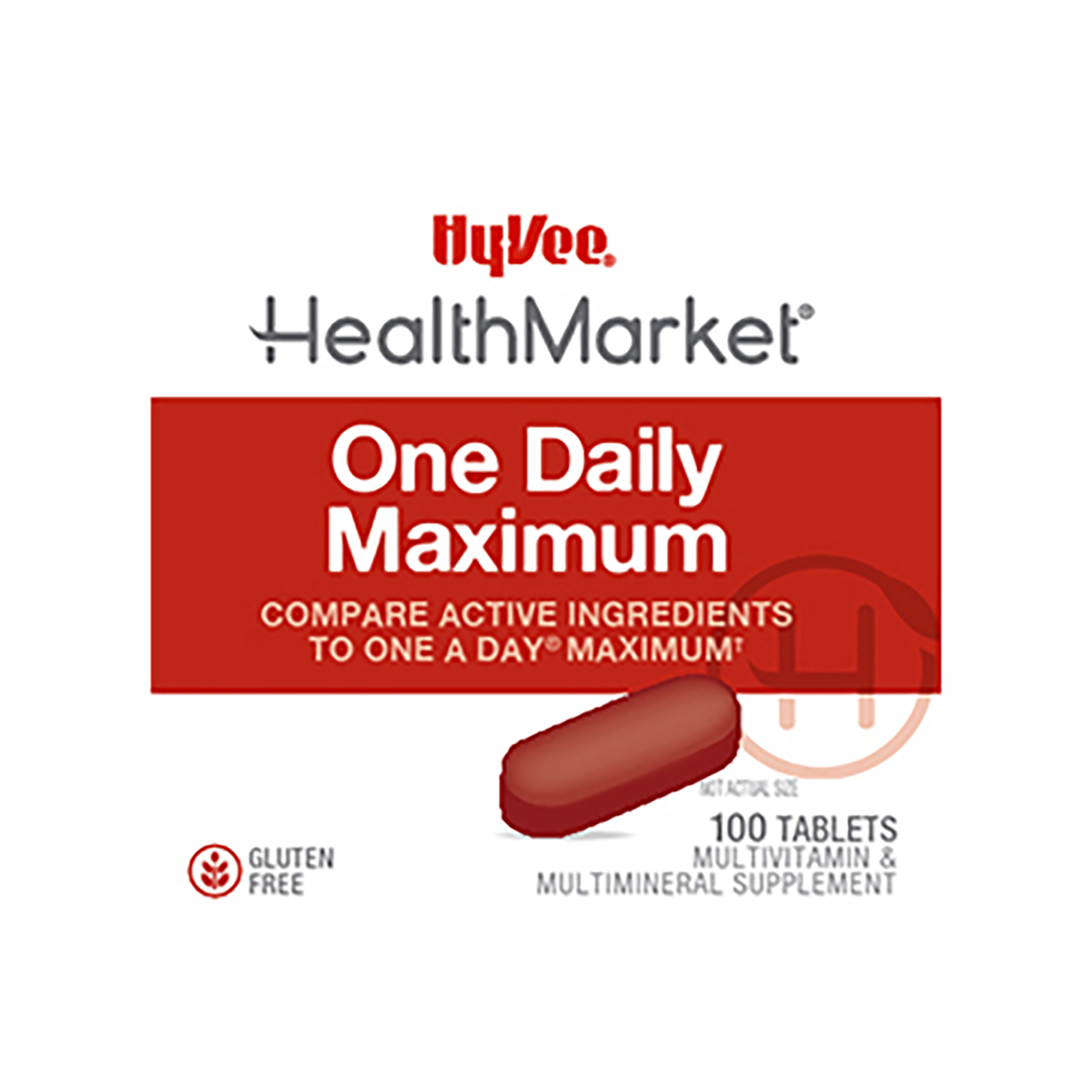 Hy-Vee HealthMarket One Daily Maximum 100 Tablets