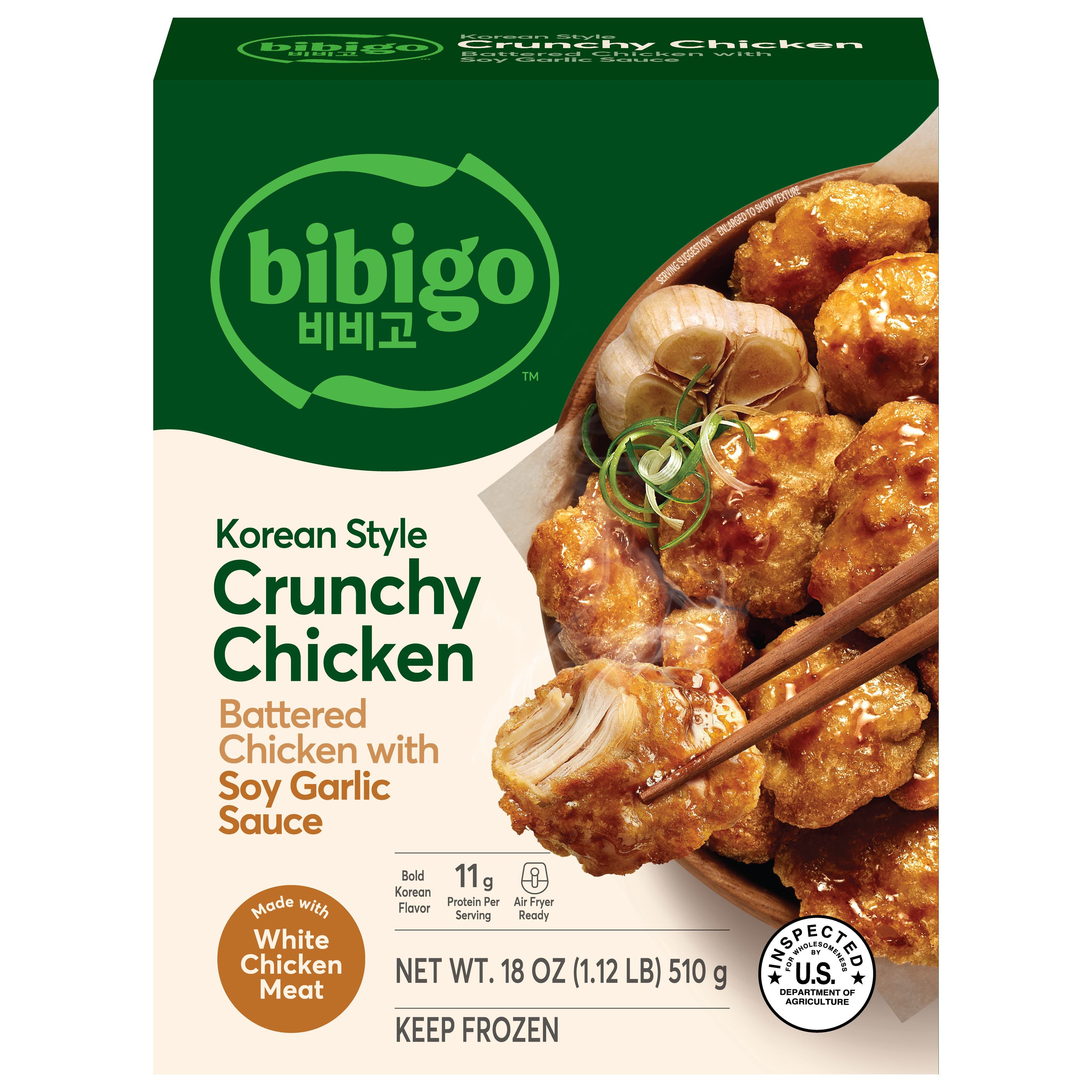 Bibigo Korean Style Bold Korean Flavor Crunchy Chicken