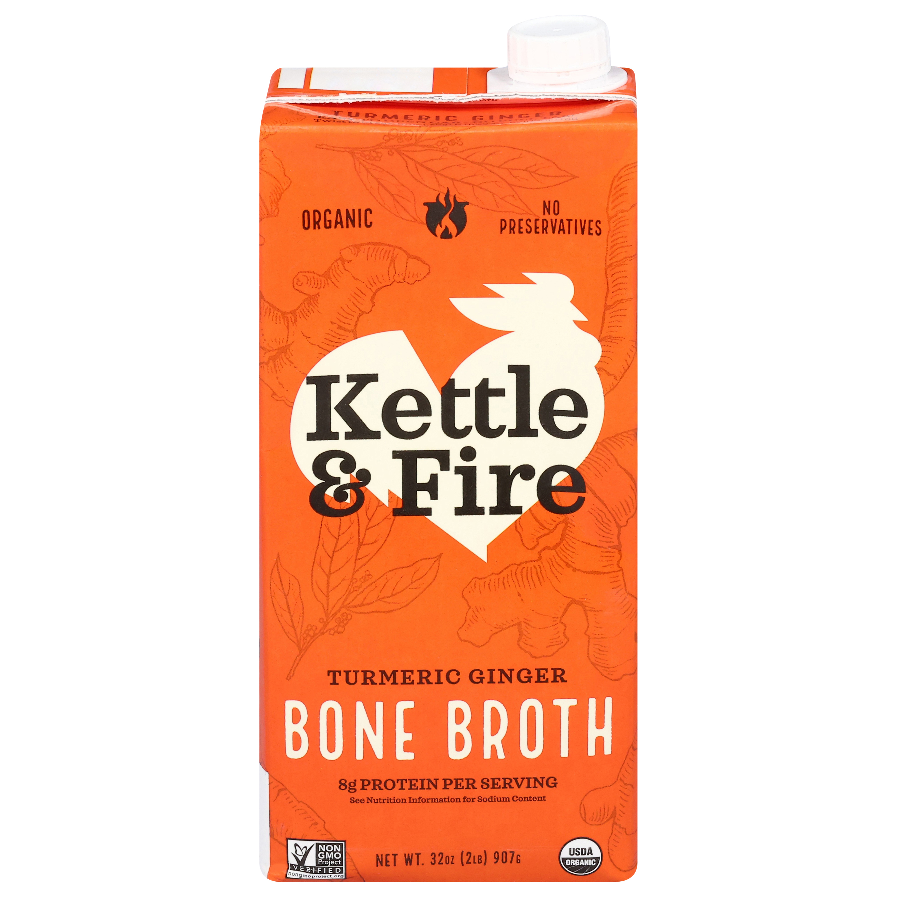 Kettle & Fire Organic Turmeric Ginger Bone Broth