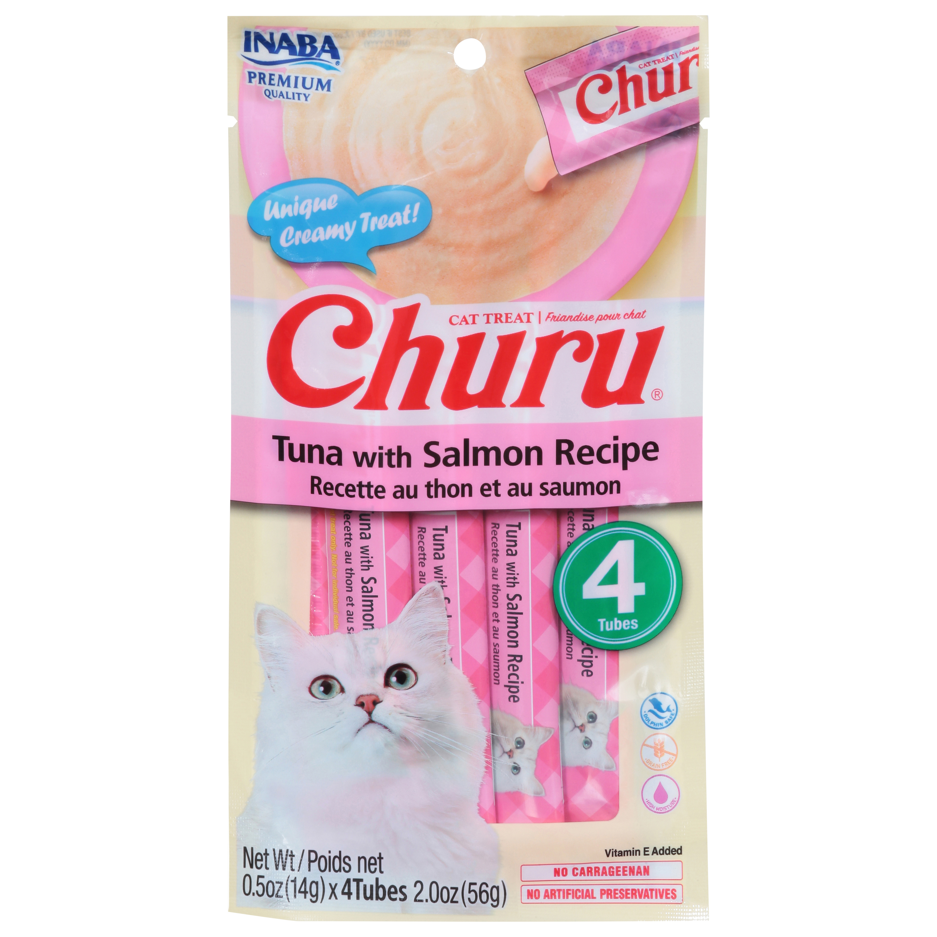 Inaba Tuna with Salmon Recipe Cat Treats