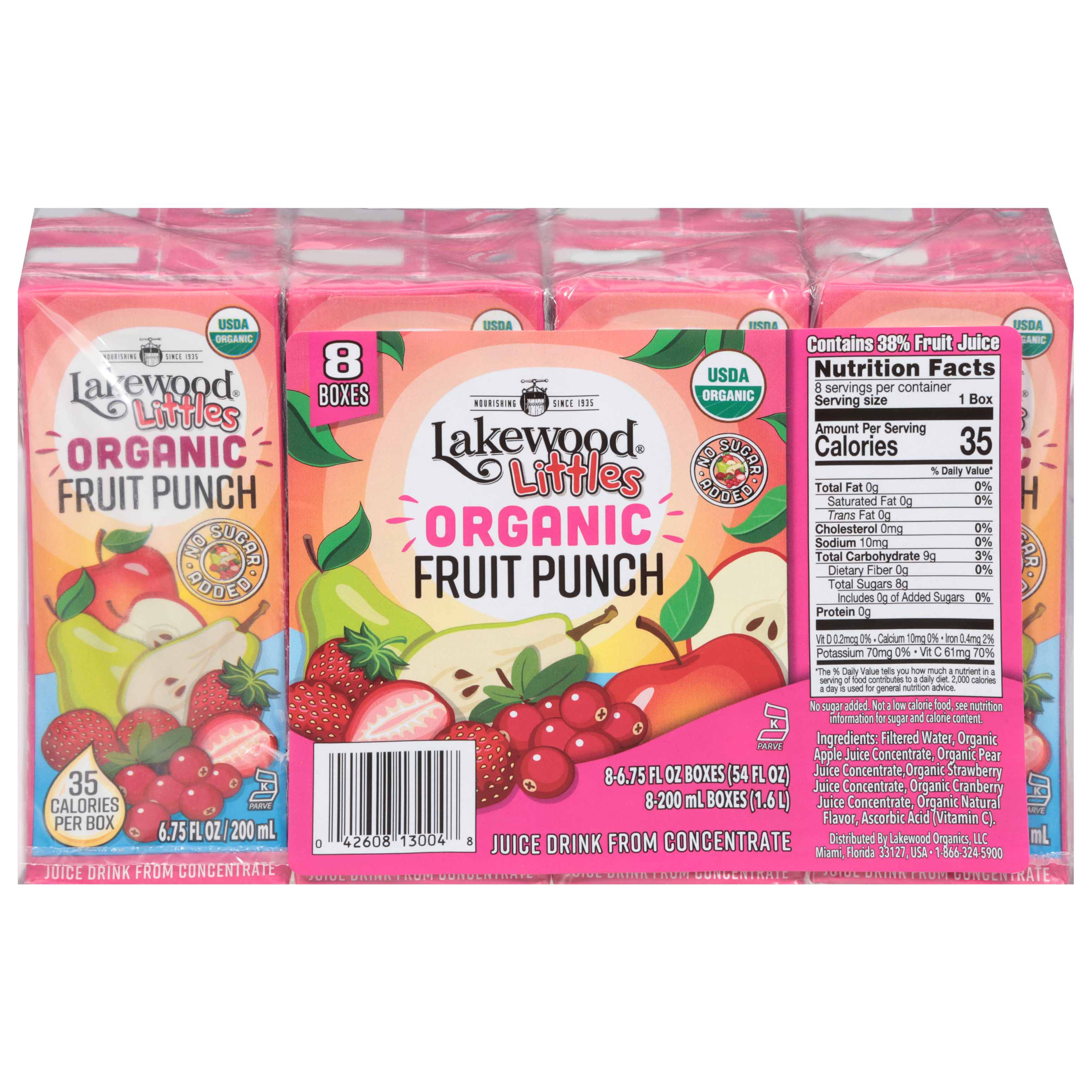 Lakewood Littles Organic Fruit Punch Juice Drink from Concentrate