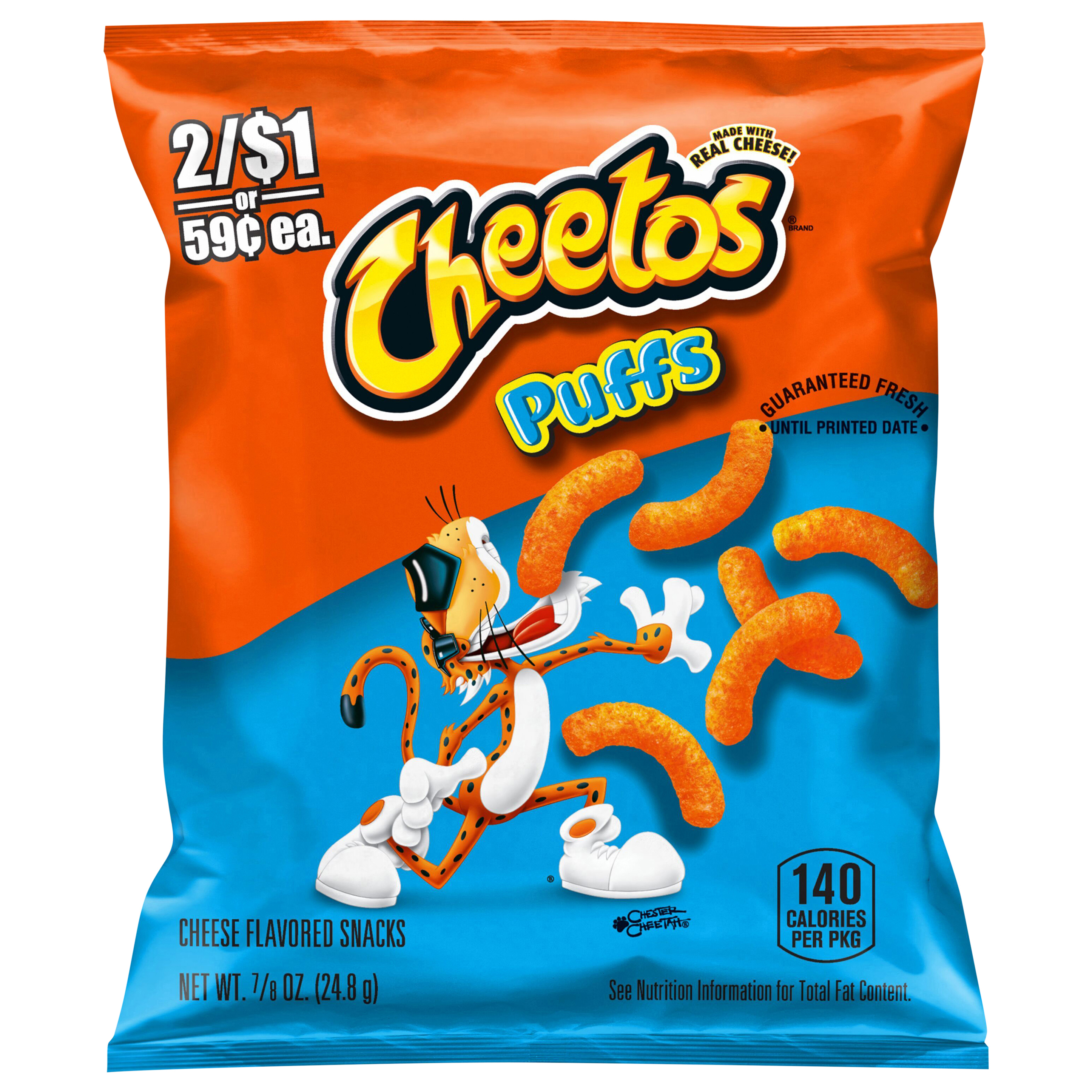 Cheetos Puffs Cheese Flavored Snacks 7/8 Oz