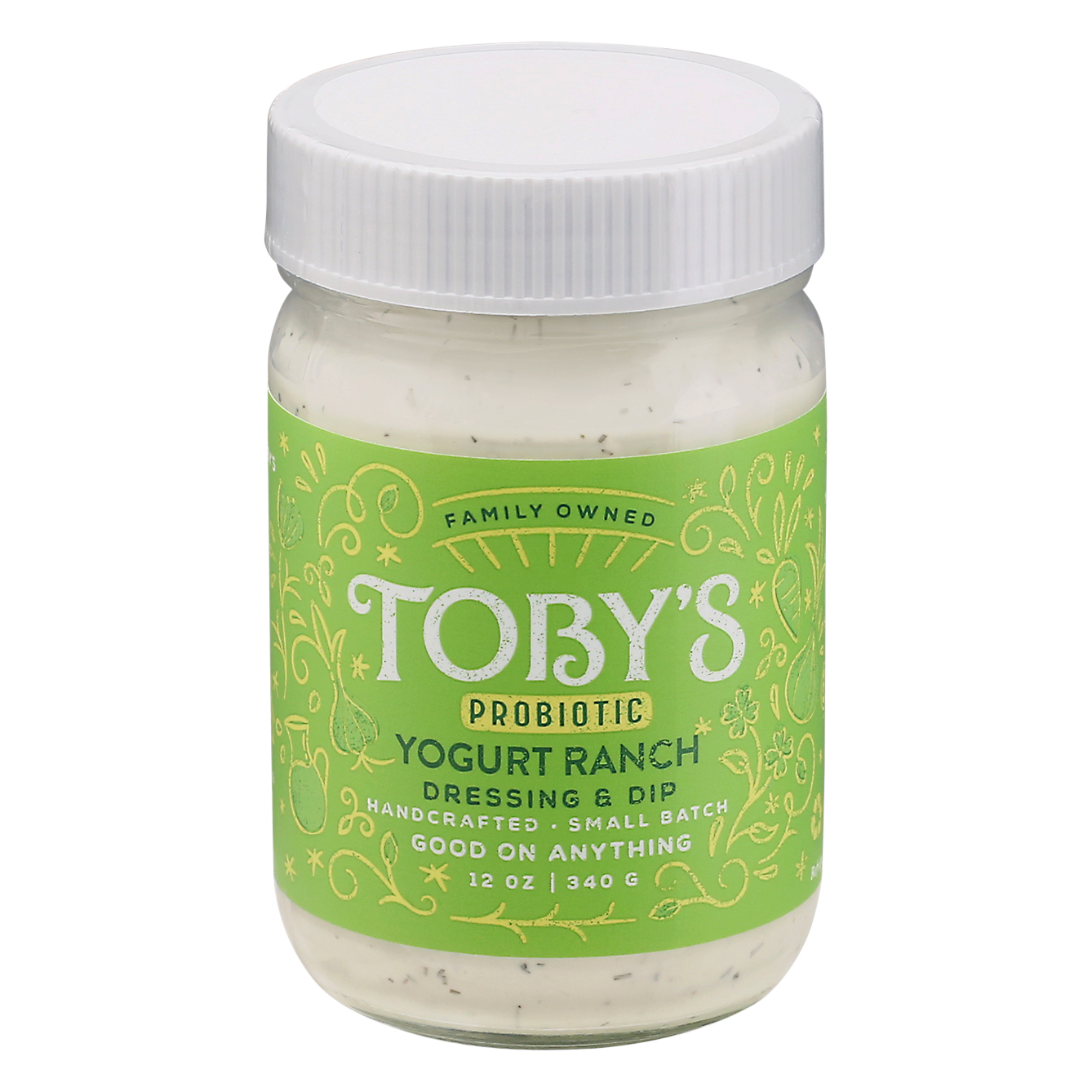 Tobys Probiotic Yogurt Ranch Dressing & Dip