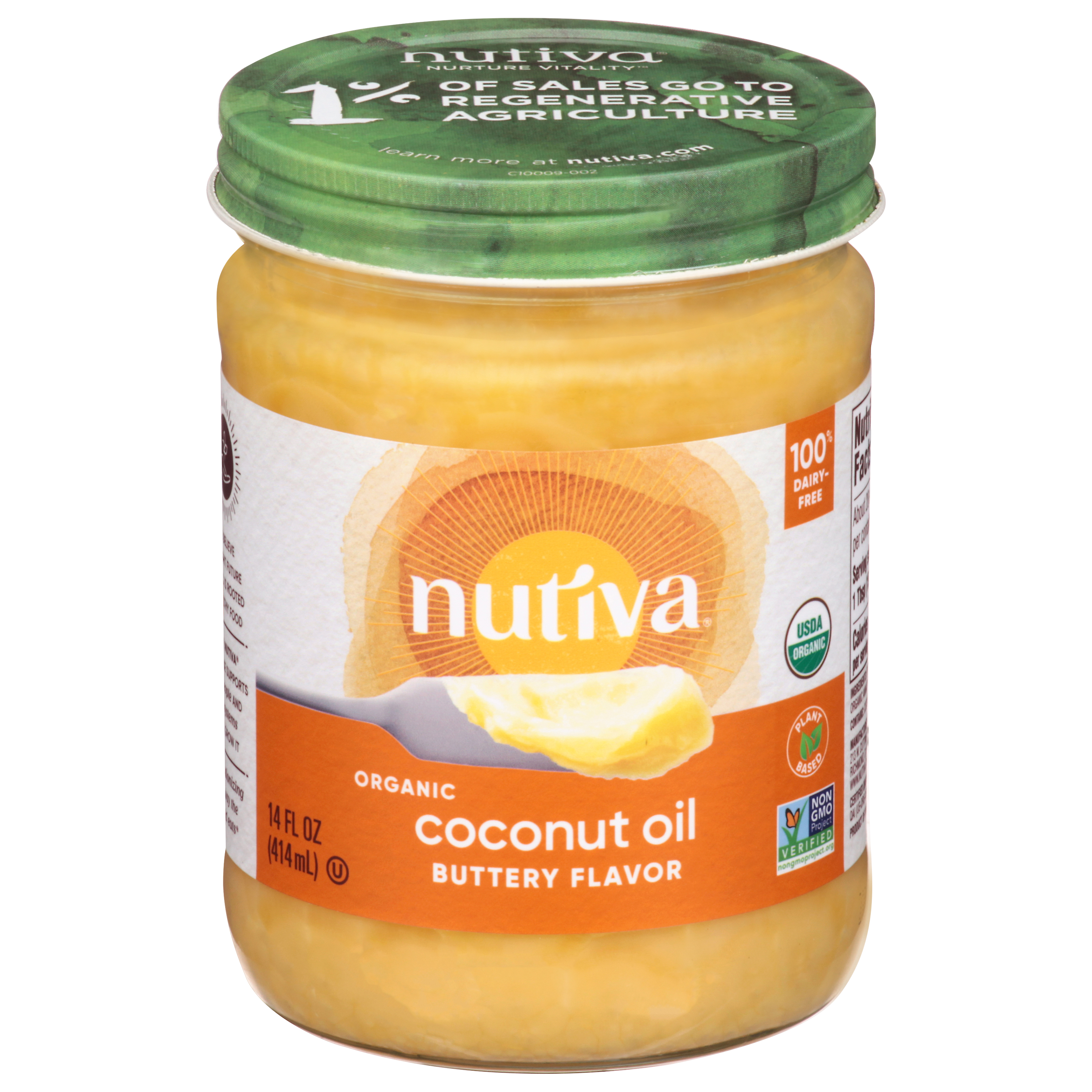 Nutiva Organic Buttery Flavor Coconut Oil