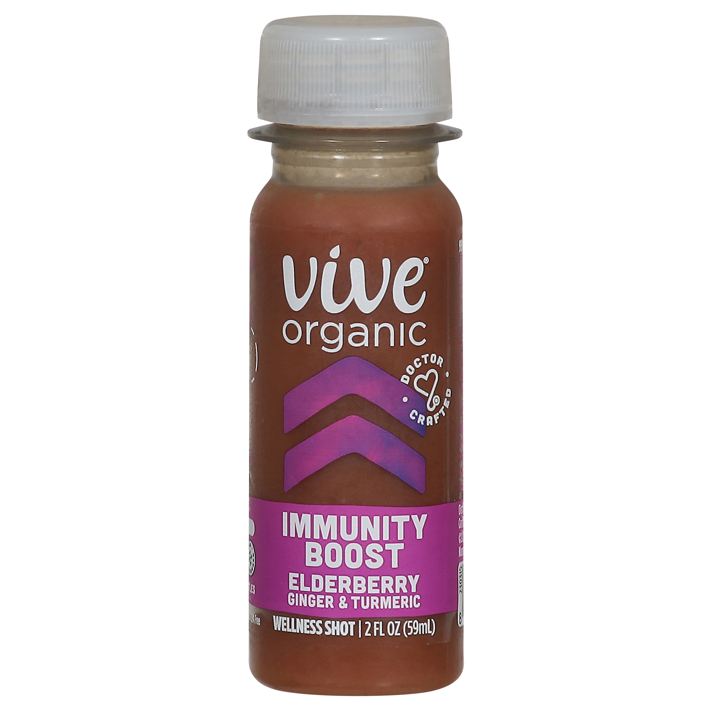 Vive Organic Immunity Boost Elderberry Ginger & Turmeric Wellness Shot