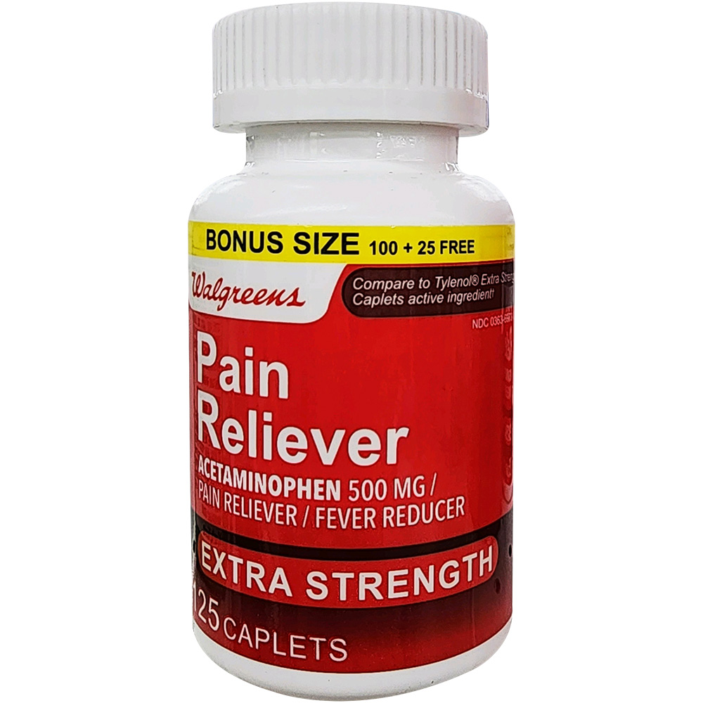 WalgreensPainReliefXtraStrngth125ct