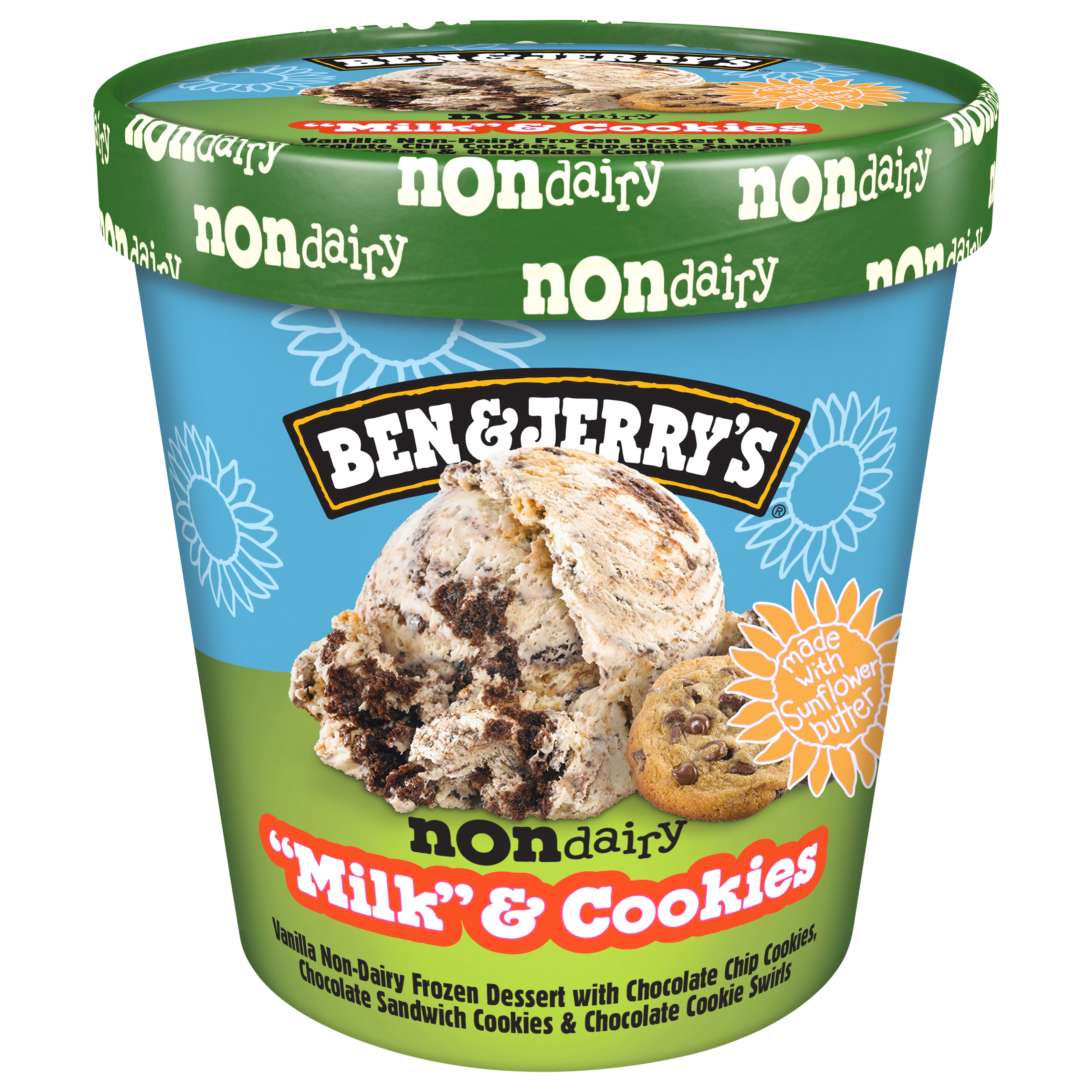 Ben & Jerry's "Milk" & Cookies Frozen Dessert Non-Dairy