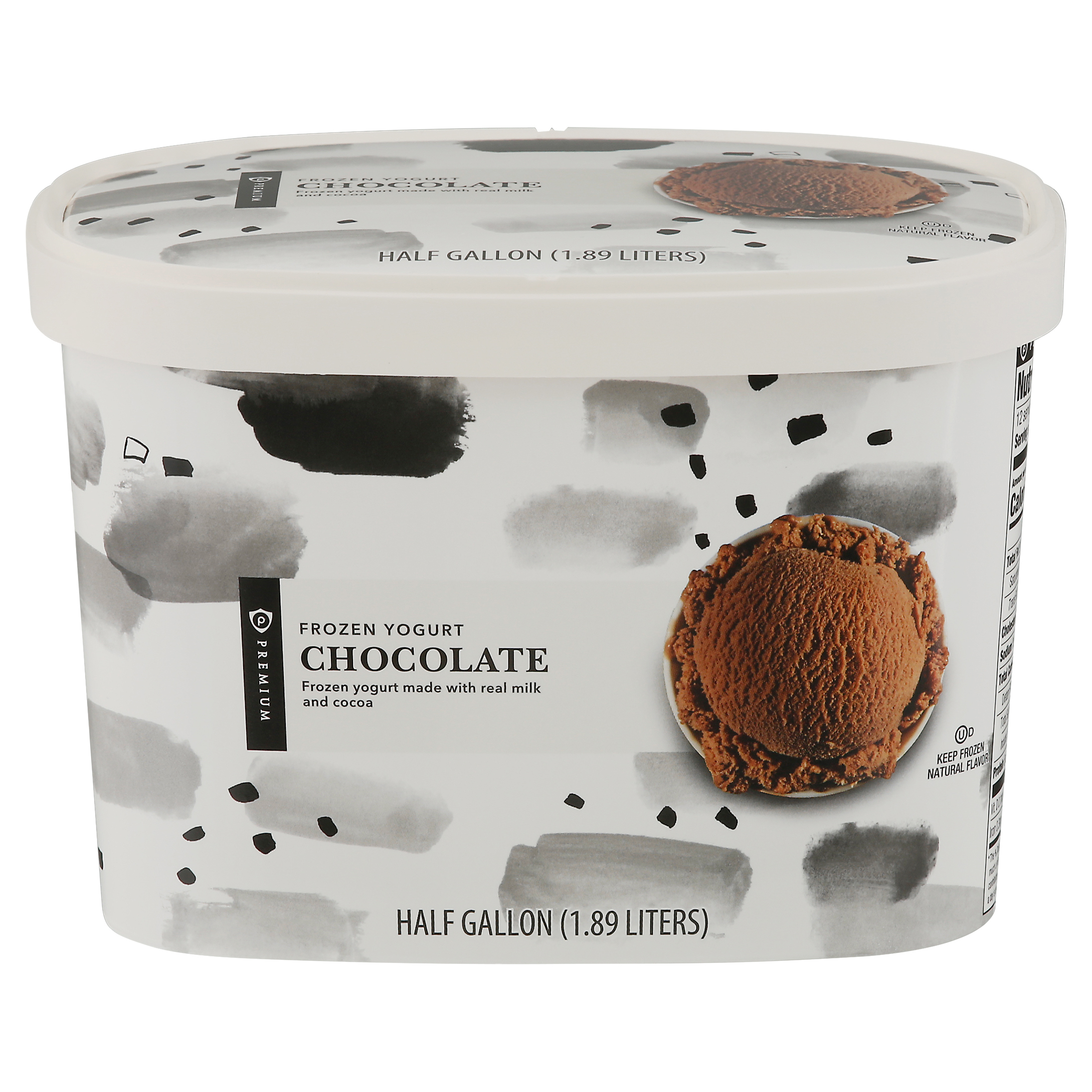Publix Premium Chocolate Frozen Yogurt 0.5 gal