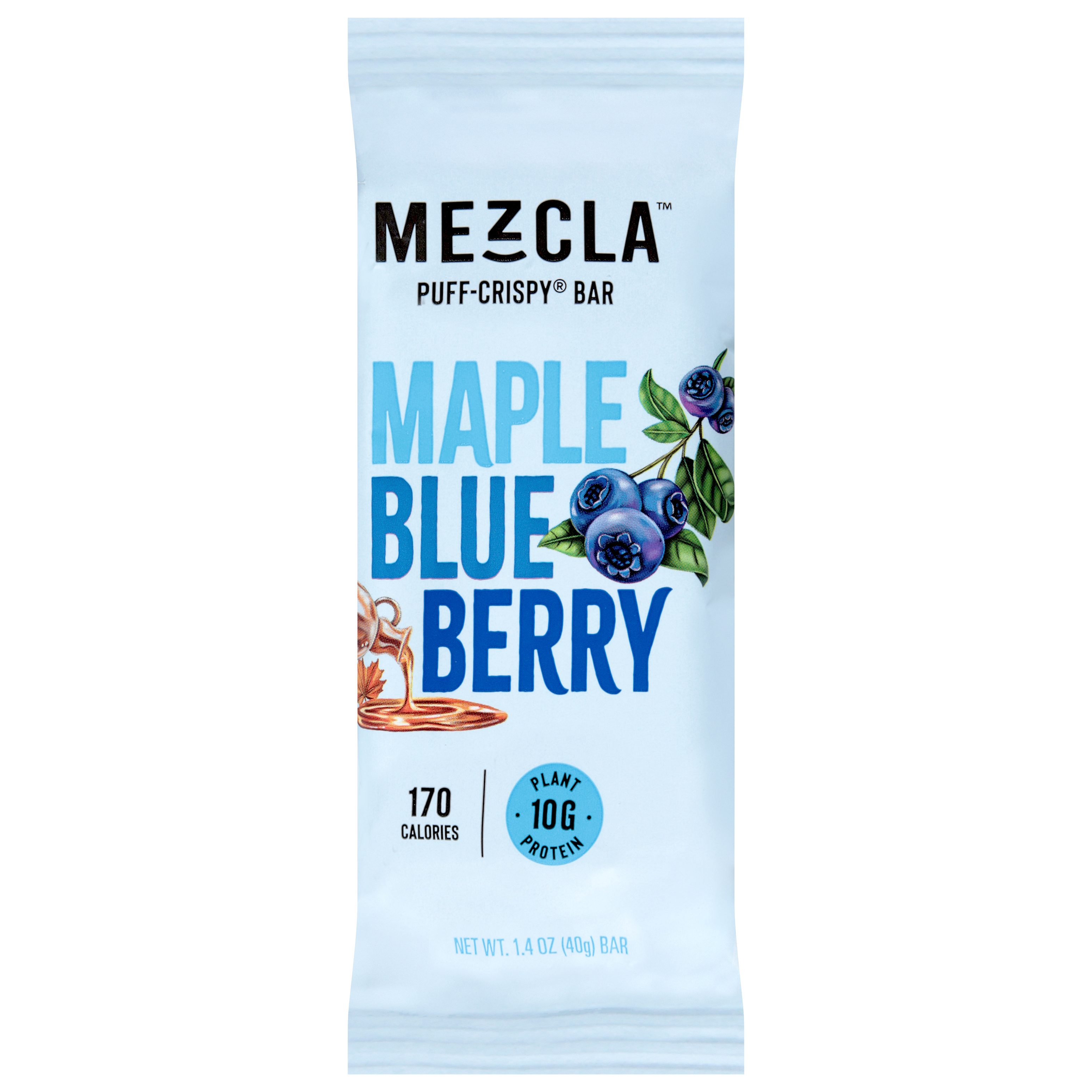 Mezcla Maple Blueberry Puff-Crispy Bar