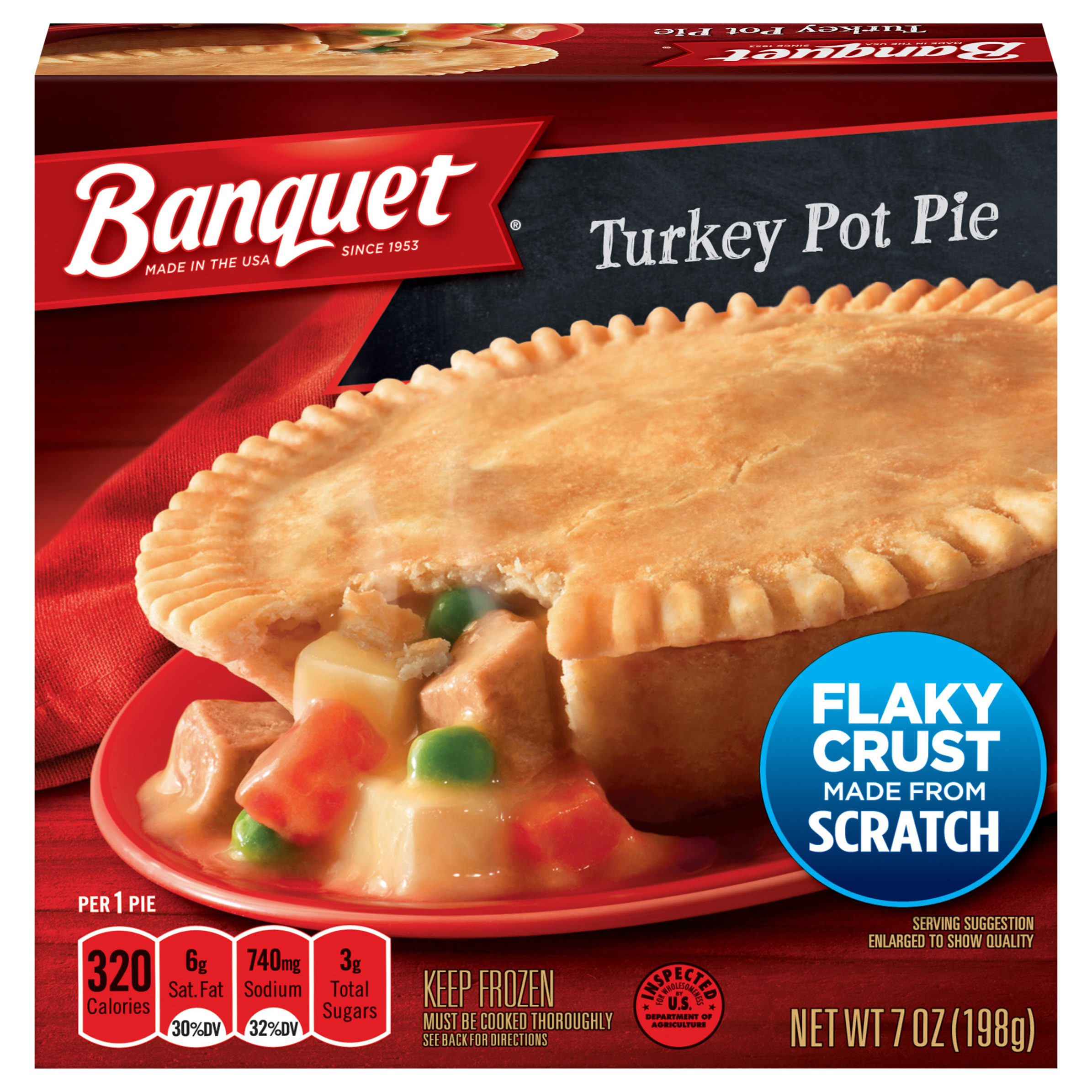 Banquet Turkey Pot Pie 7 oz