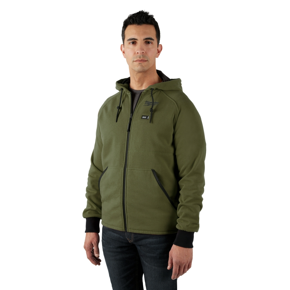 Product image for Milwaukee 306GN-20L Heated Hoodie Green
