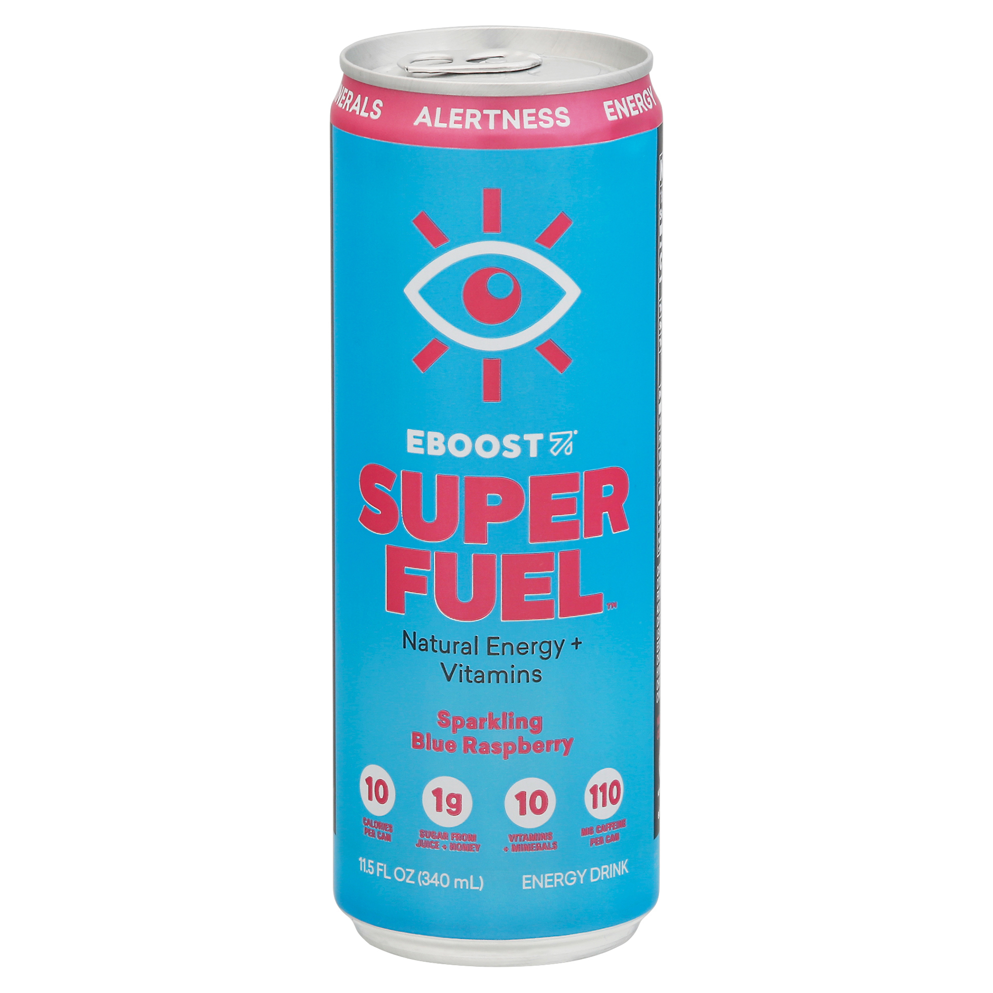 Eboost Super Fuel Sparkling Blue Raspberry Energy Drink