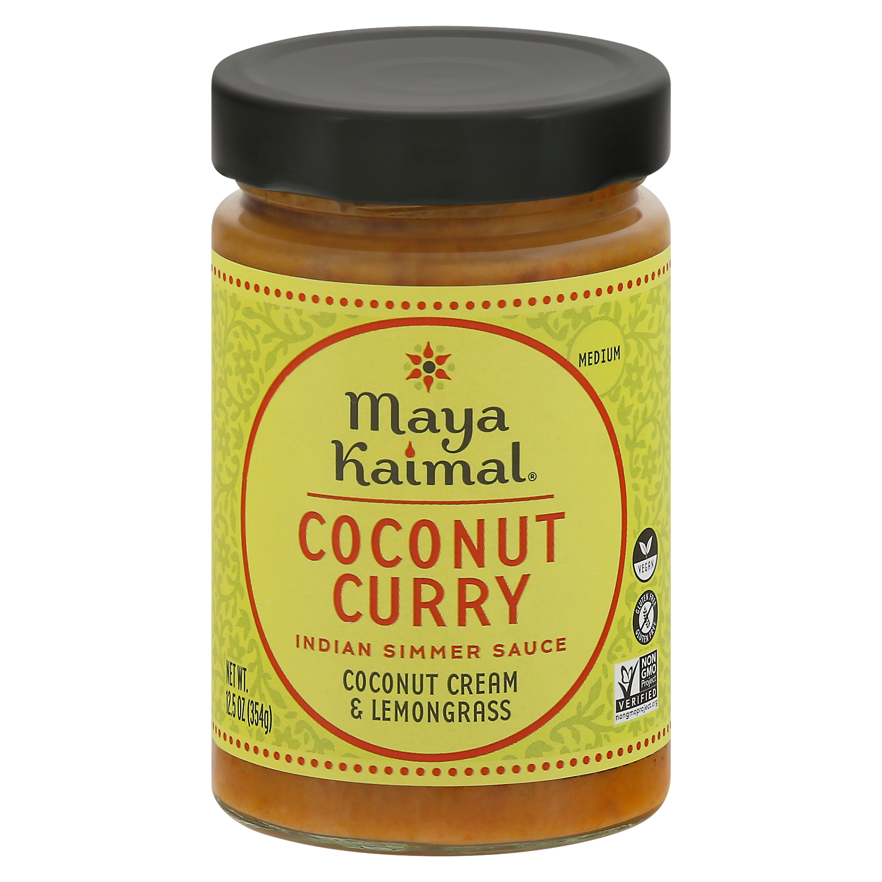 Maya Kaimal Medium Coconut Curry Indian Simmer Sauce