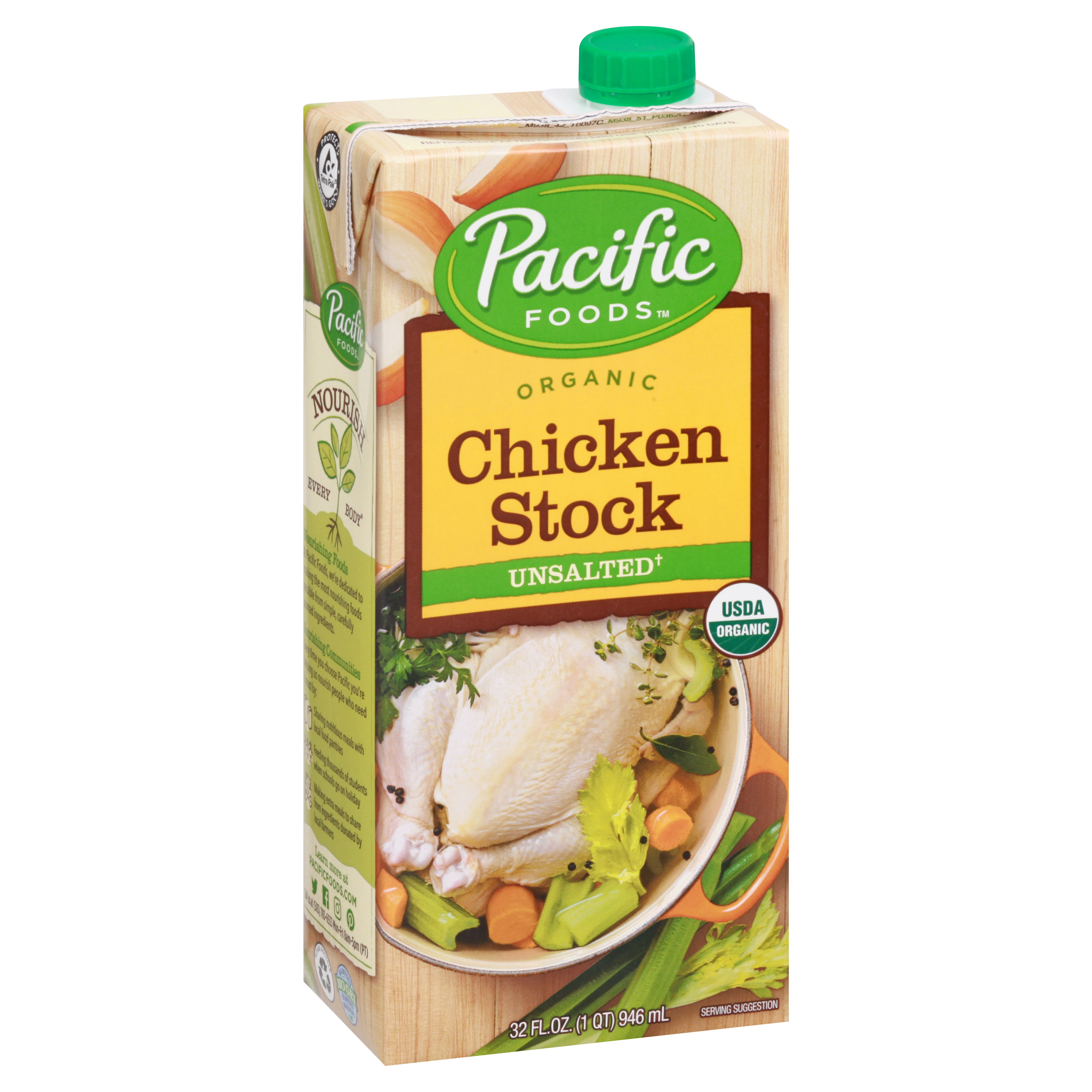 Pacific Foods Unsalted Organic Chicken Stock