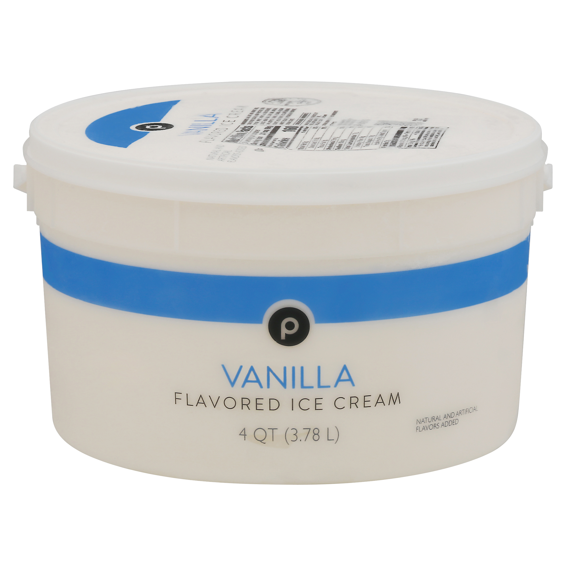 Publix Vanilla Flavored Ice Cream 4 qt