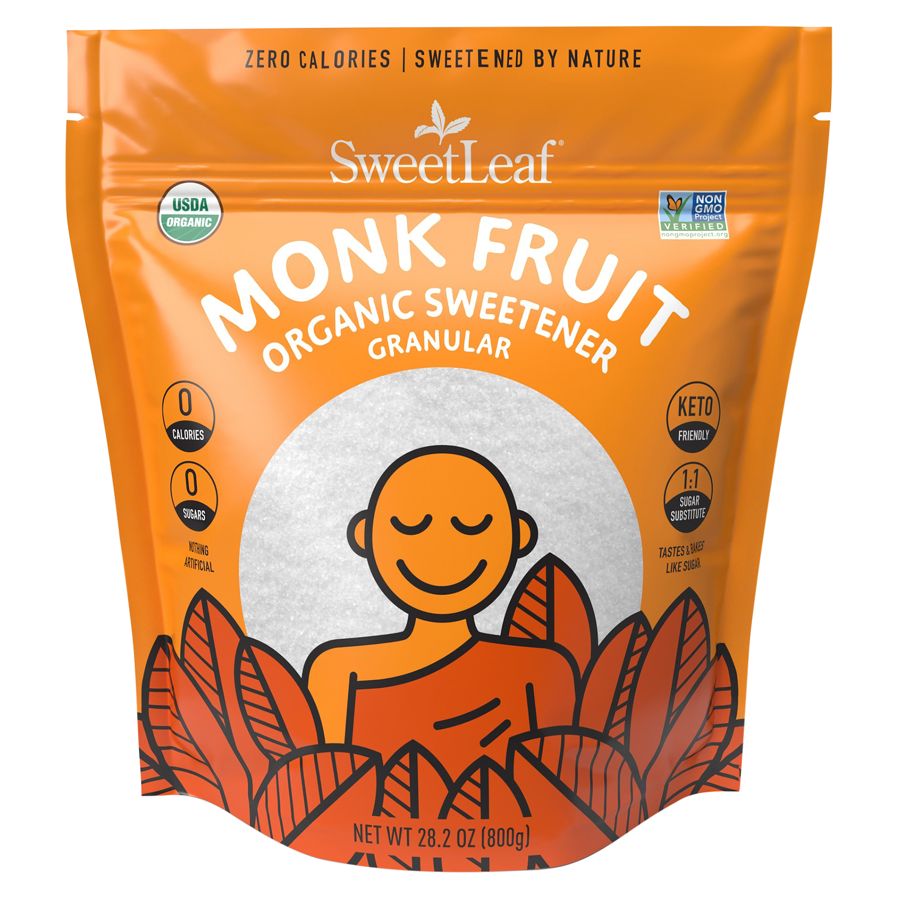 SweetLeaf Organic Monk Fruit Granular Sweetener