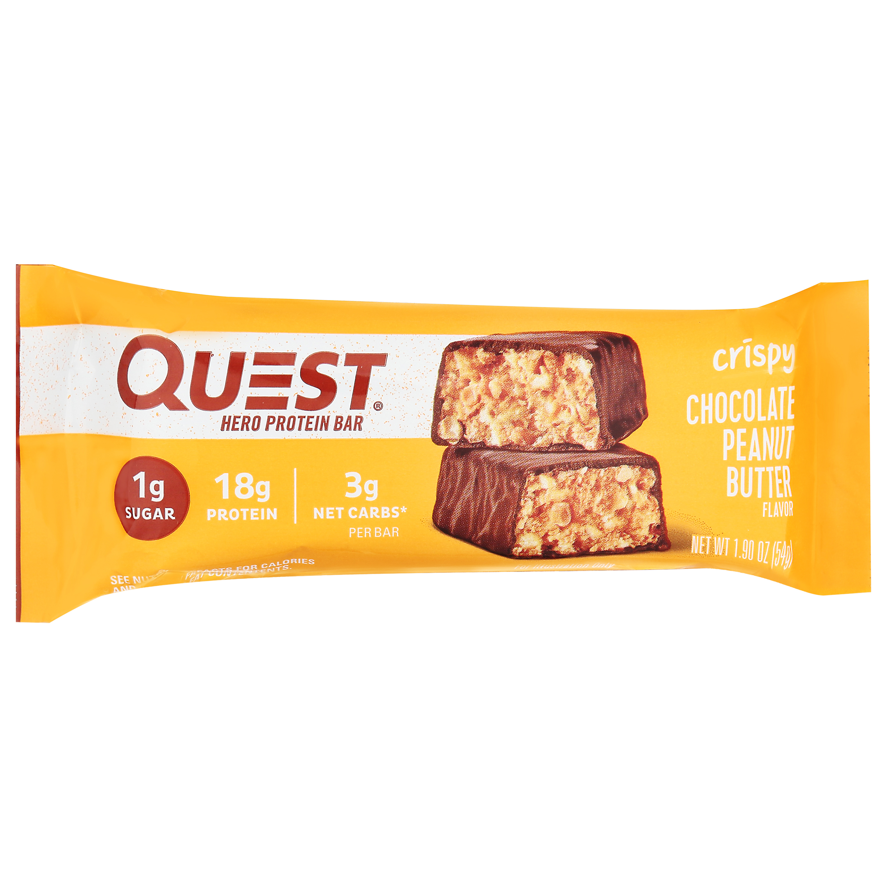 Quest Chocolate Peanut Butter Flavor Hero Protein Bar