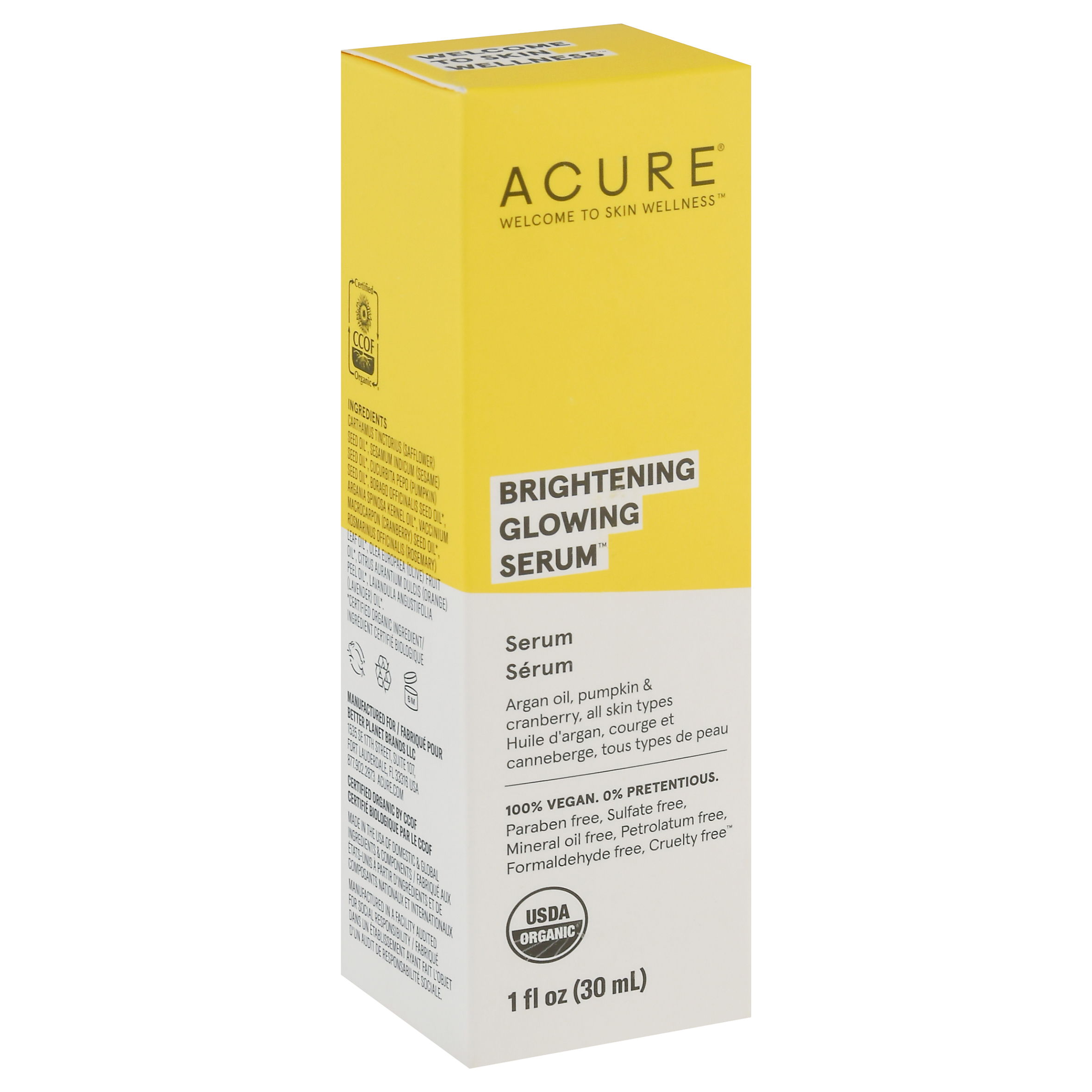 Acure Brightening Glowing Serum