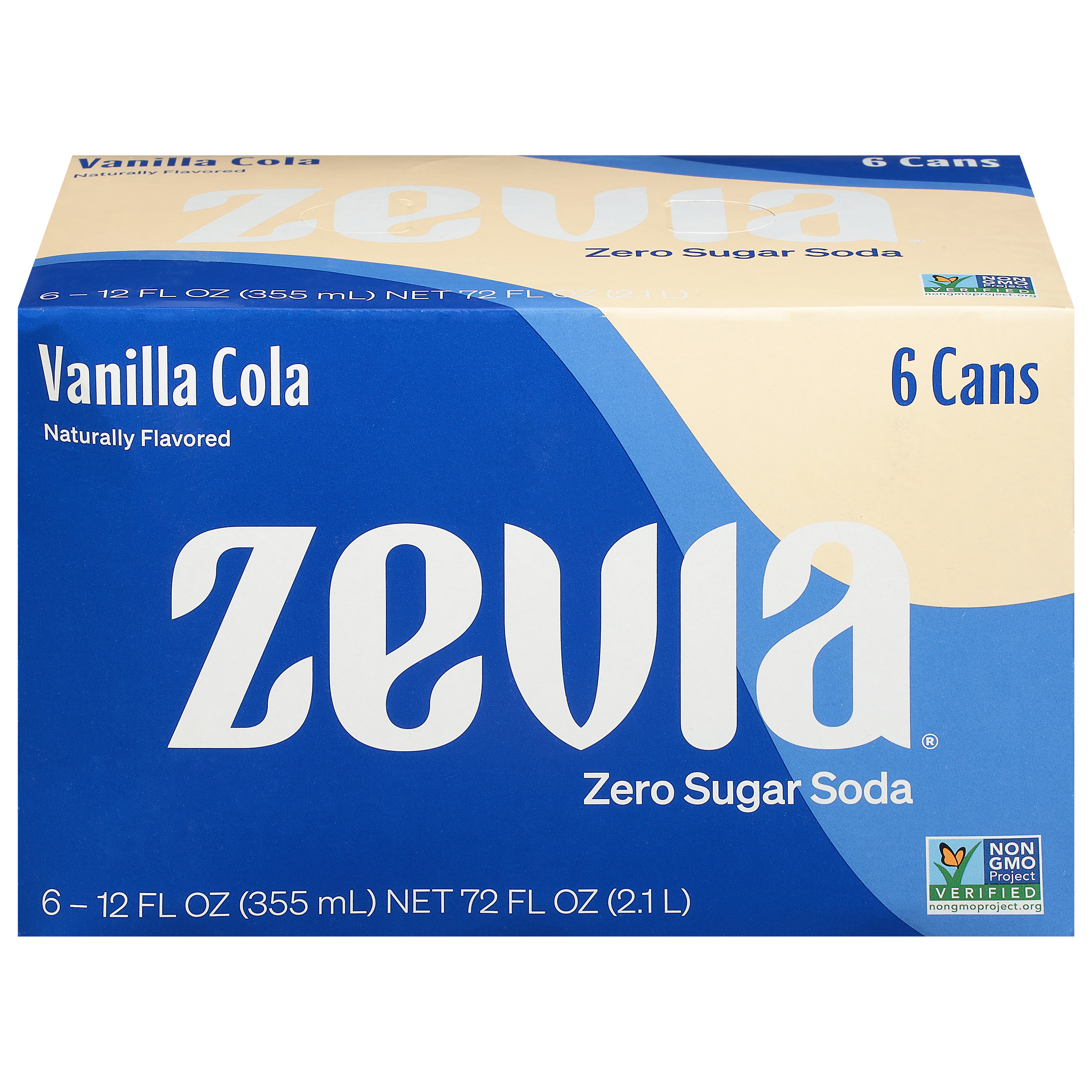 Zevia Zero Sugar Vanilla Cola Soda