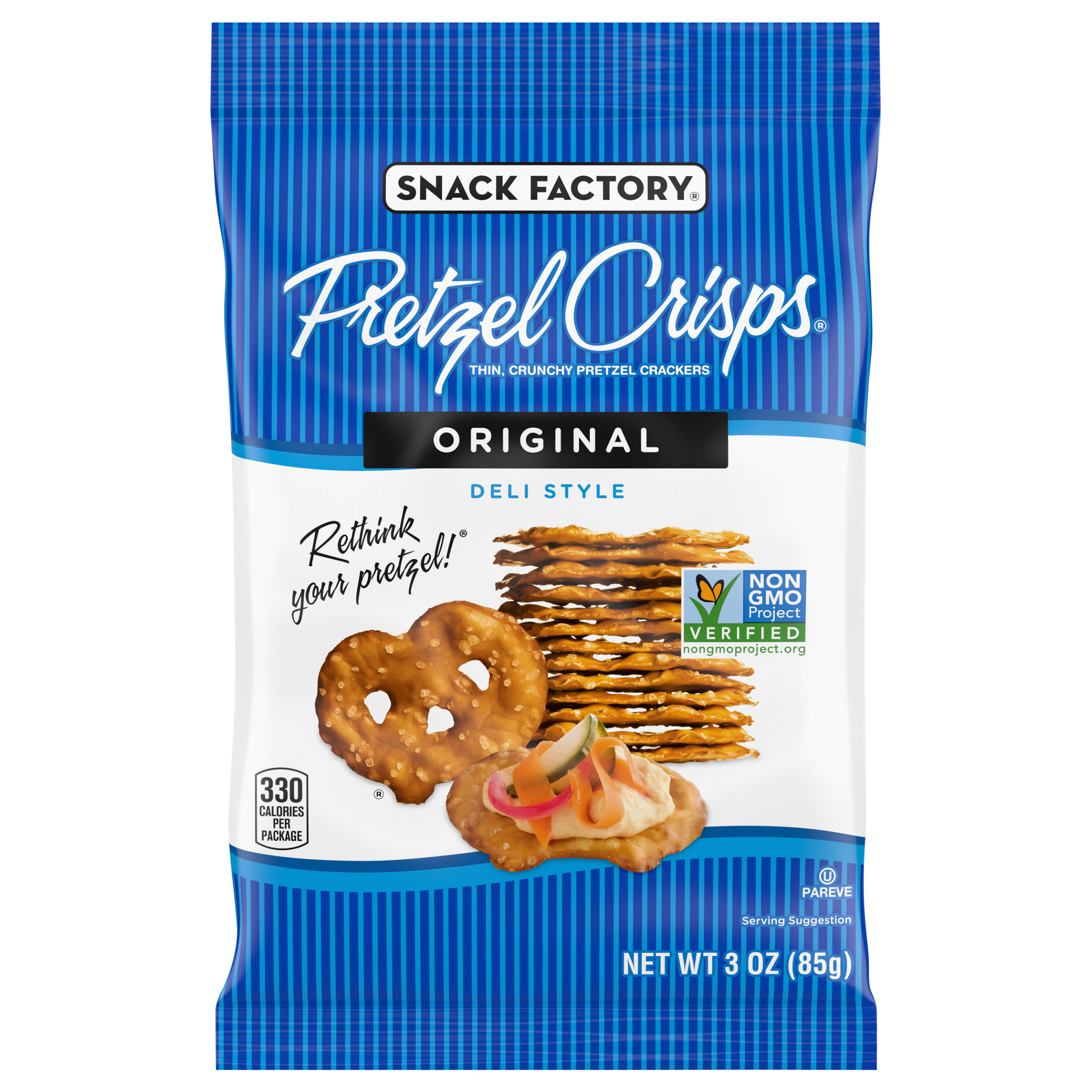 Snack Factory Deli Style Original Pretzel Crisps