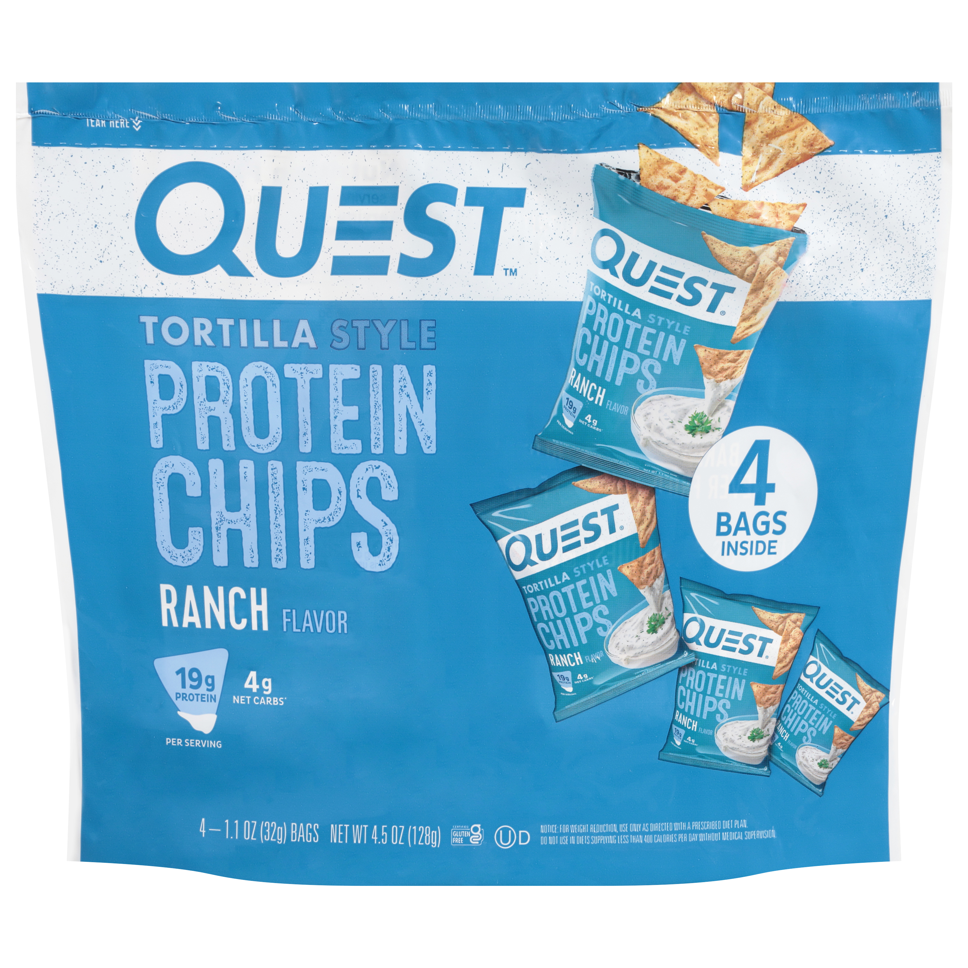 Quest Tortilla Style Ranch Flavor Protein Chips