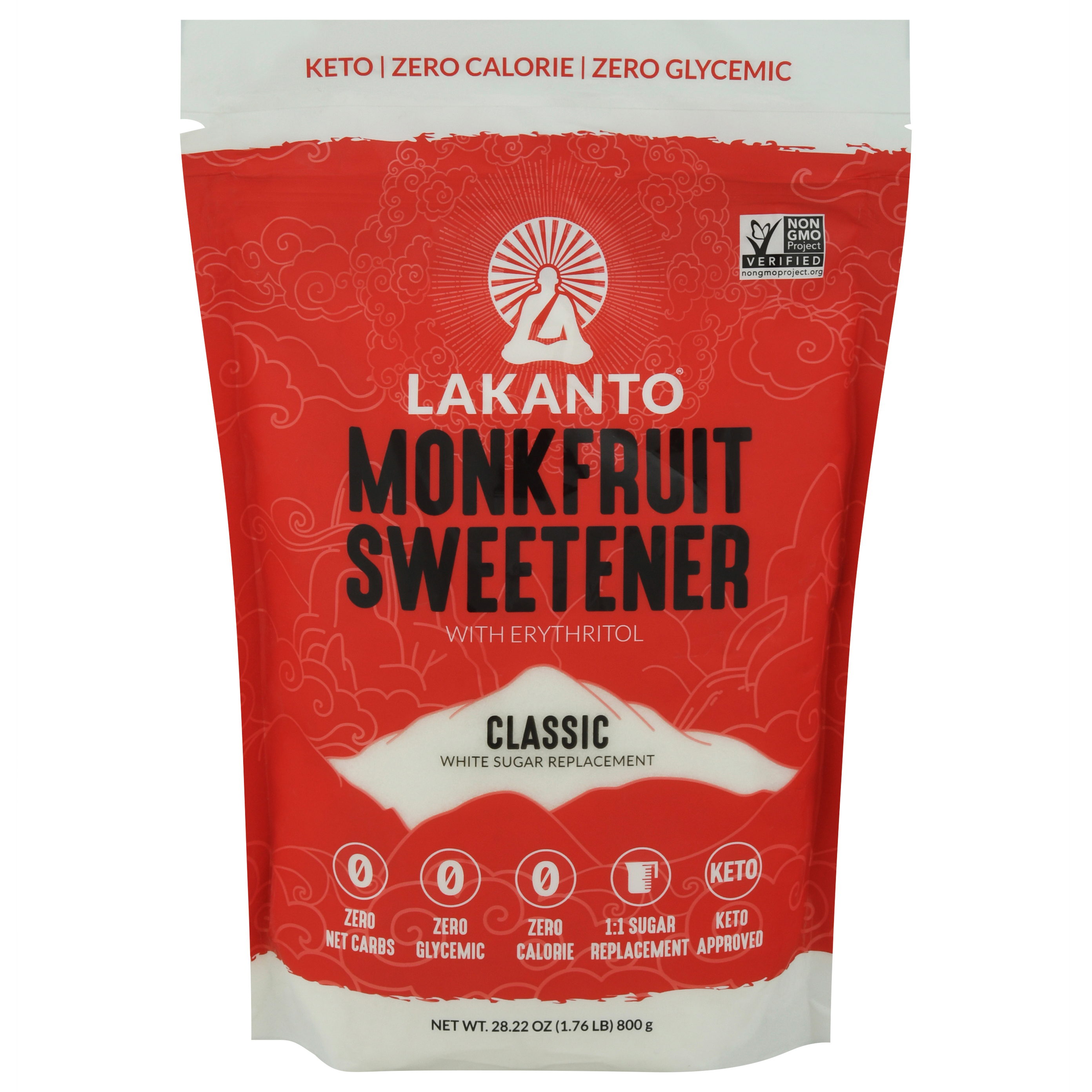 Lakanto Classic Monkfruit Sweetener with Erythritol