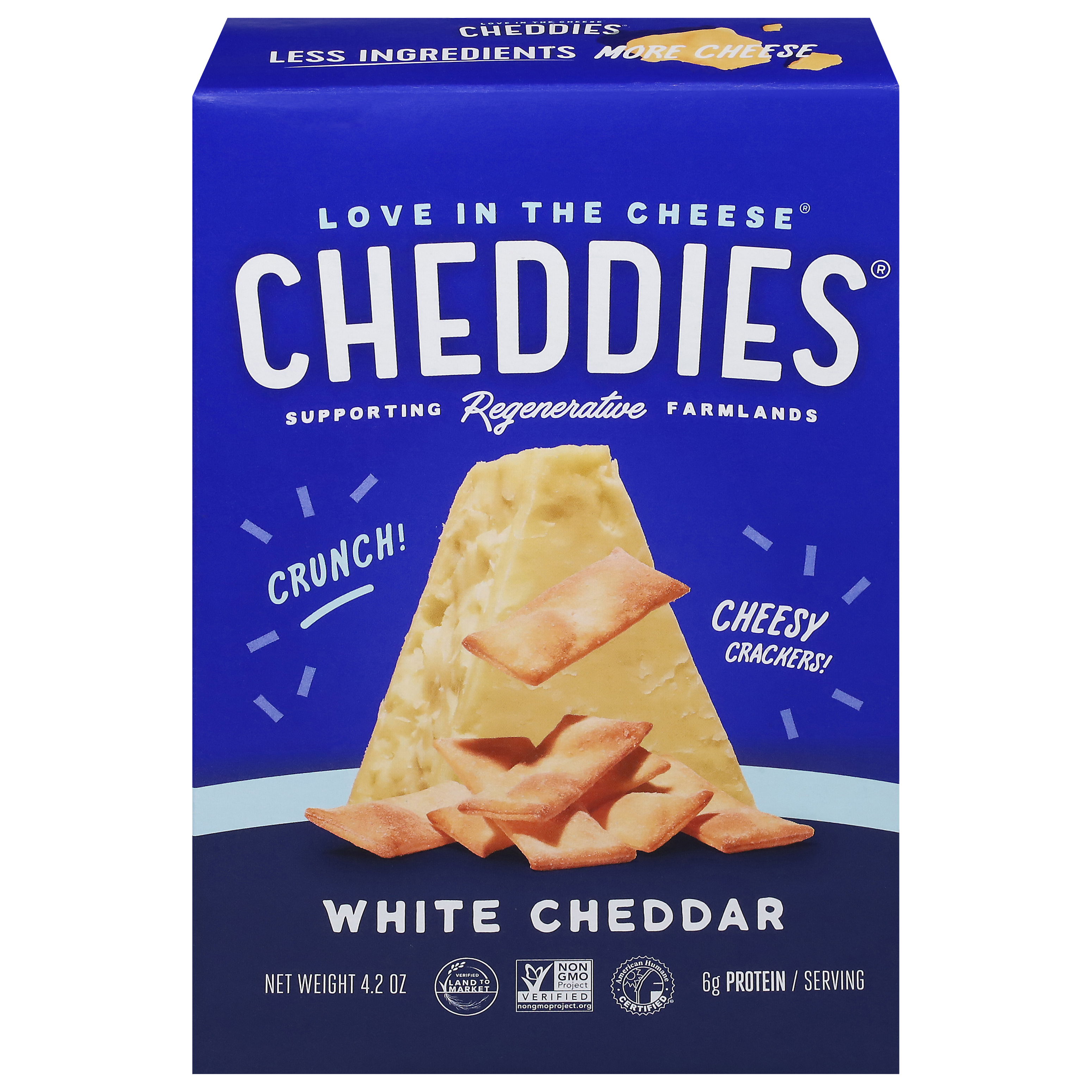 Cheddies White Cheddar Cheesy Crackers