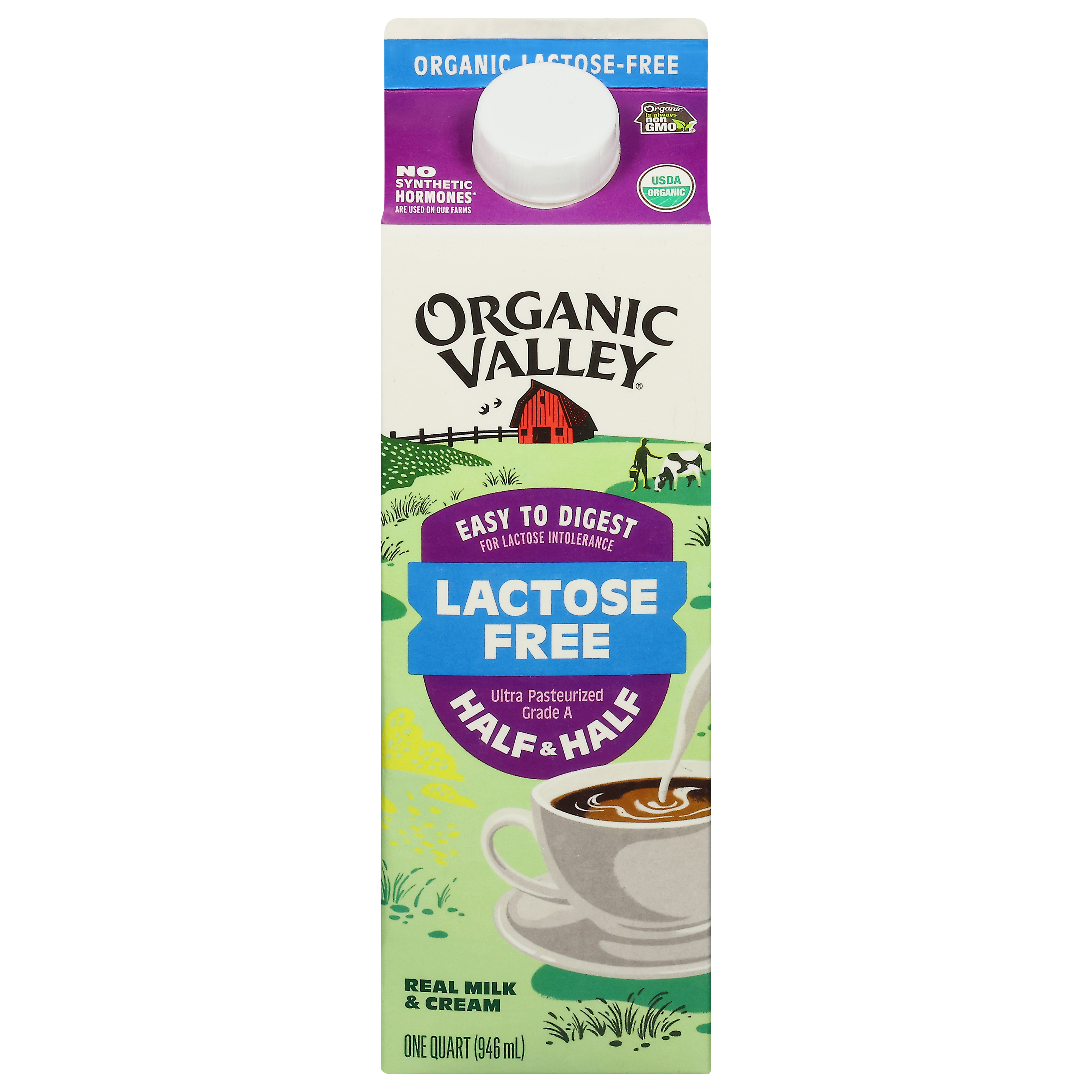 Organic Valley Lactose Free Half & Half