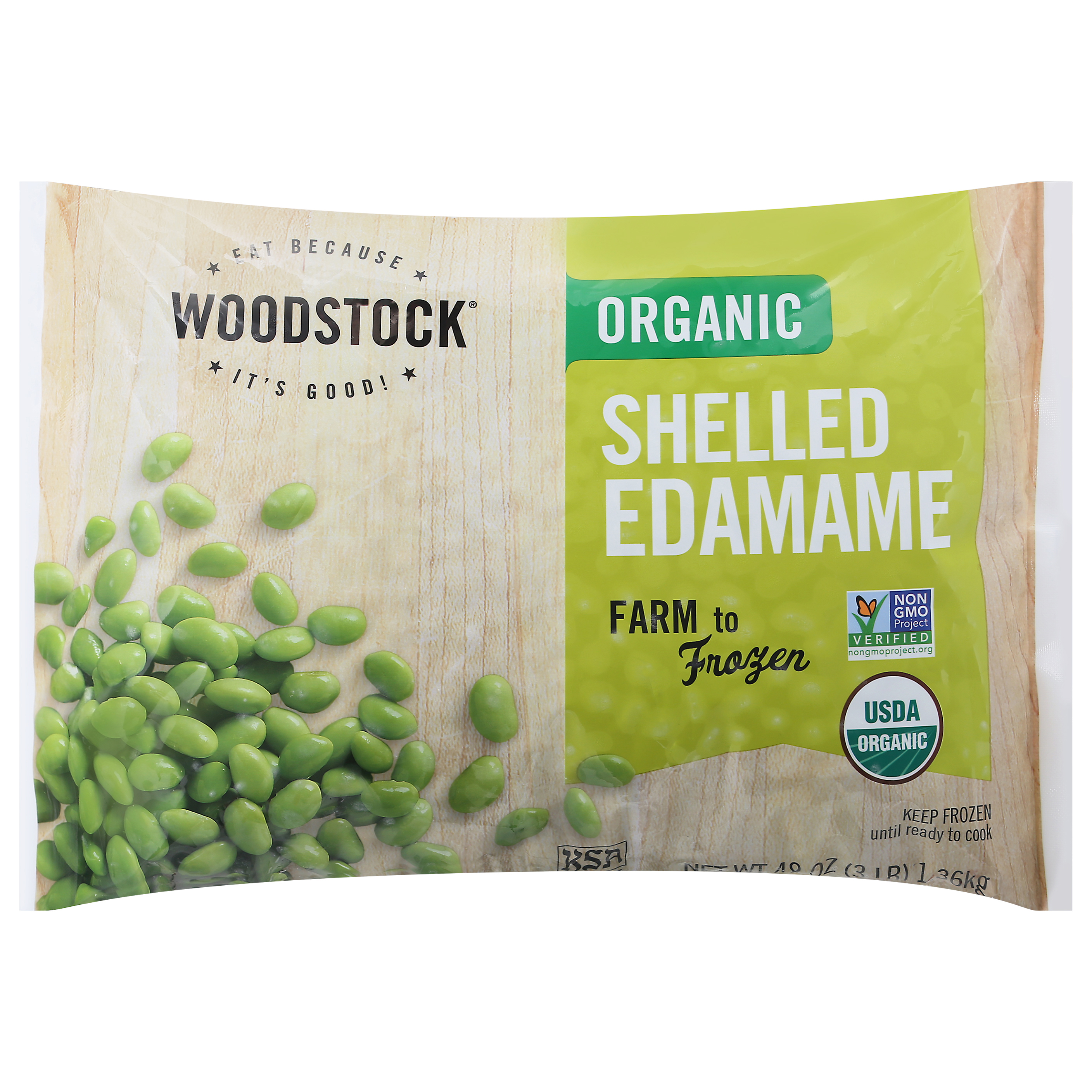 Woodstock Organic Shelled Edamame